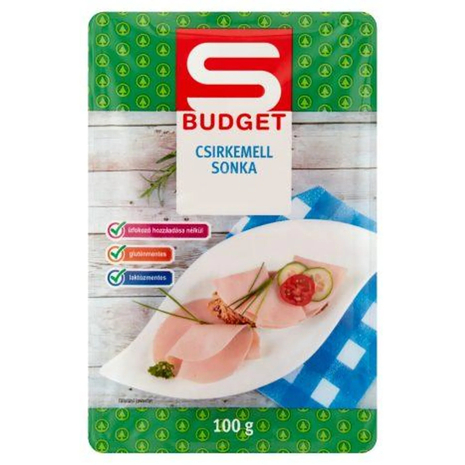 S-Budget szeletelt csirkemell sonka 100 g