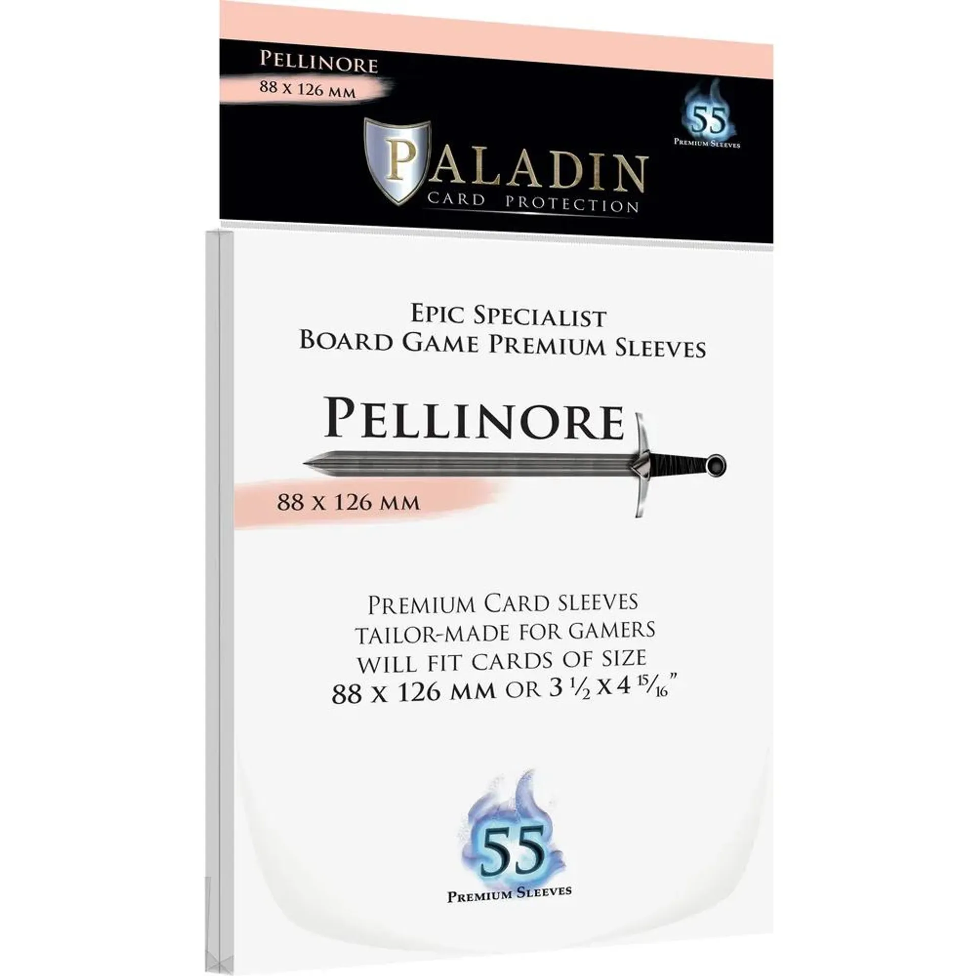Kártyavédő - Paladin 88*126 mm (Pellinore) Premium (55 db-os)