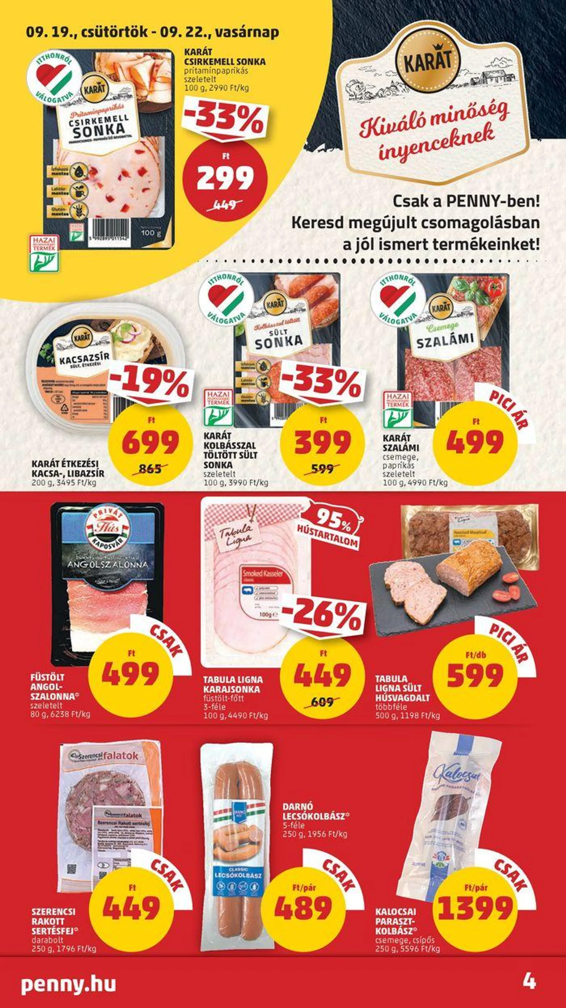 Katalógus Catalog PENNY 38. heti reklámújság szeptember 20.-tól október 4.-ig 2024. - Oldal 4