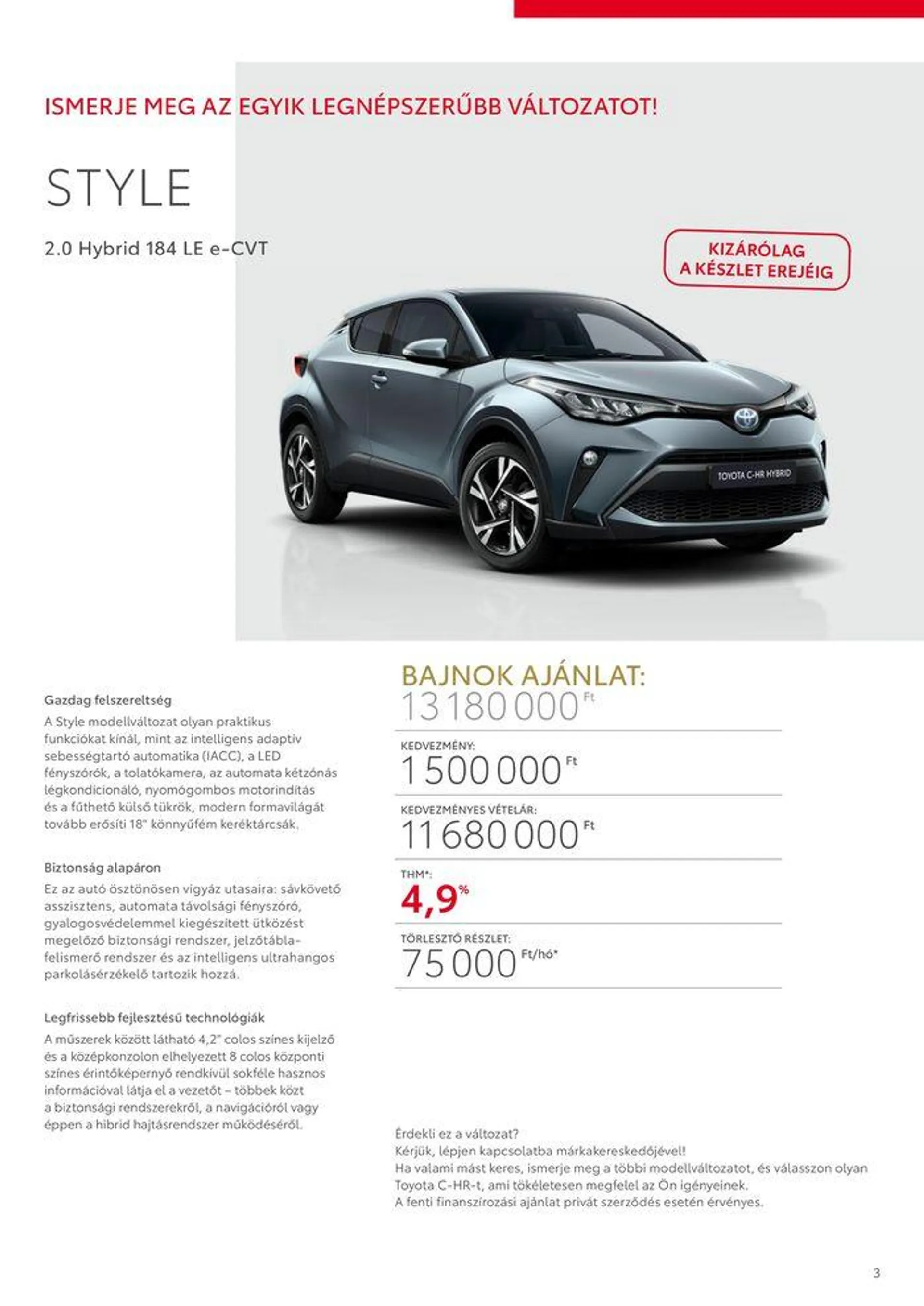 Katalógus Toyota C-HR Hybrid augusztus 29.-tól augusztus 29.-ig 2025. - Oldal 3