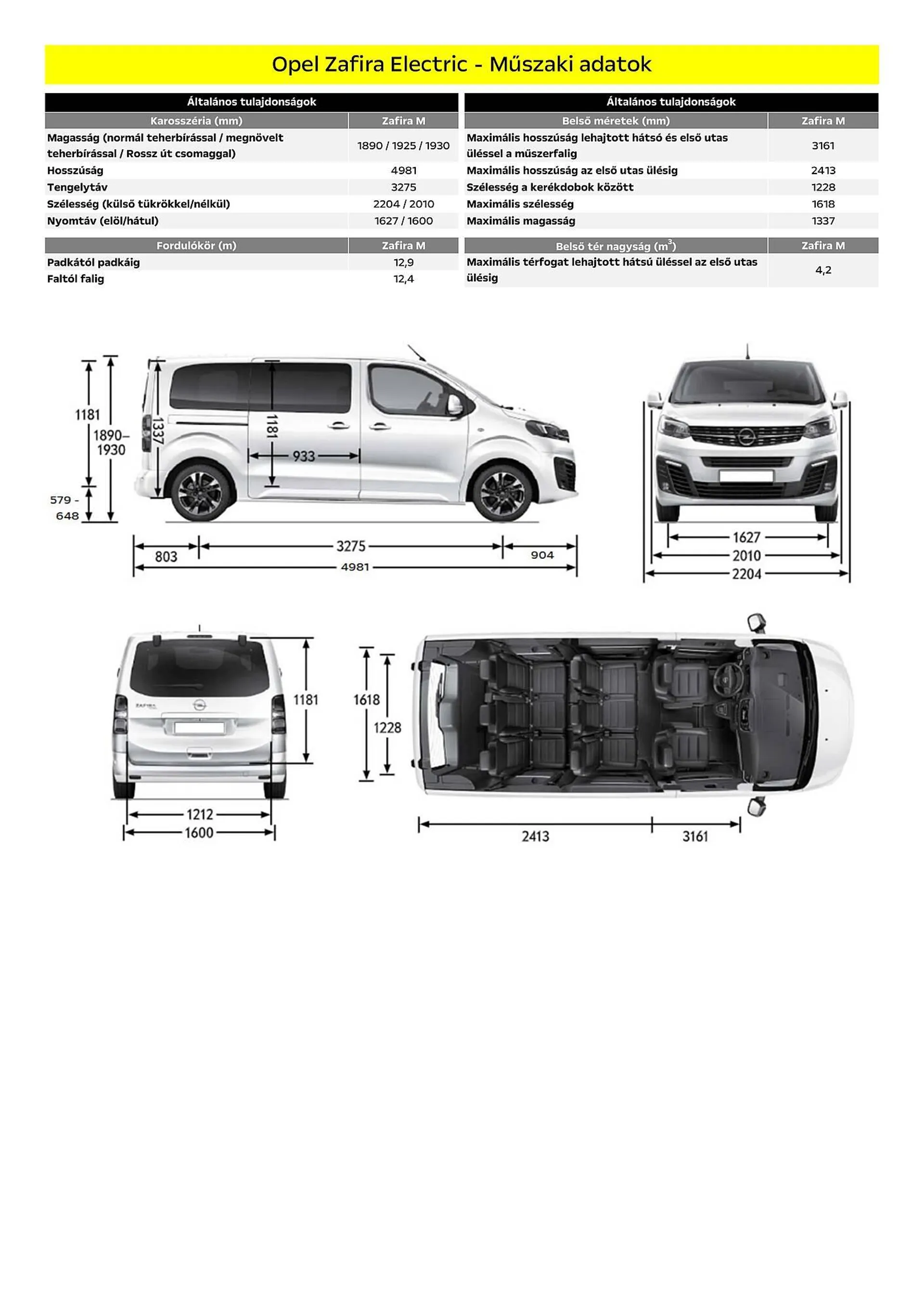 Katalógus Opel Zafira Electric akciós újság július 5.-tól december 31.-ig 2024. - Oldal 8