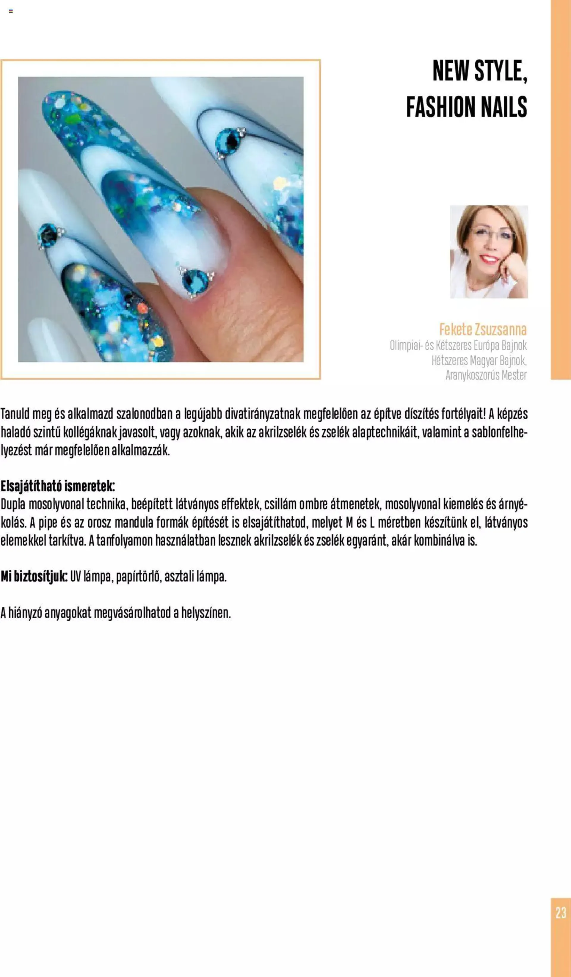 Katalógus Crystal Nails - Tavasz oktatási kézikönyv március 6.-tól december 31.-ig 2023. - Oldal 23