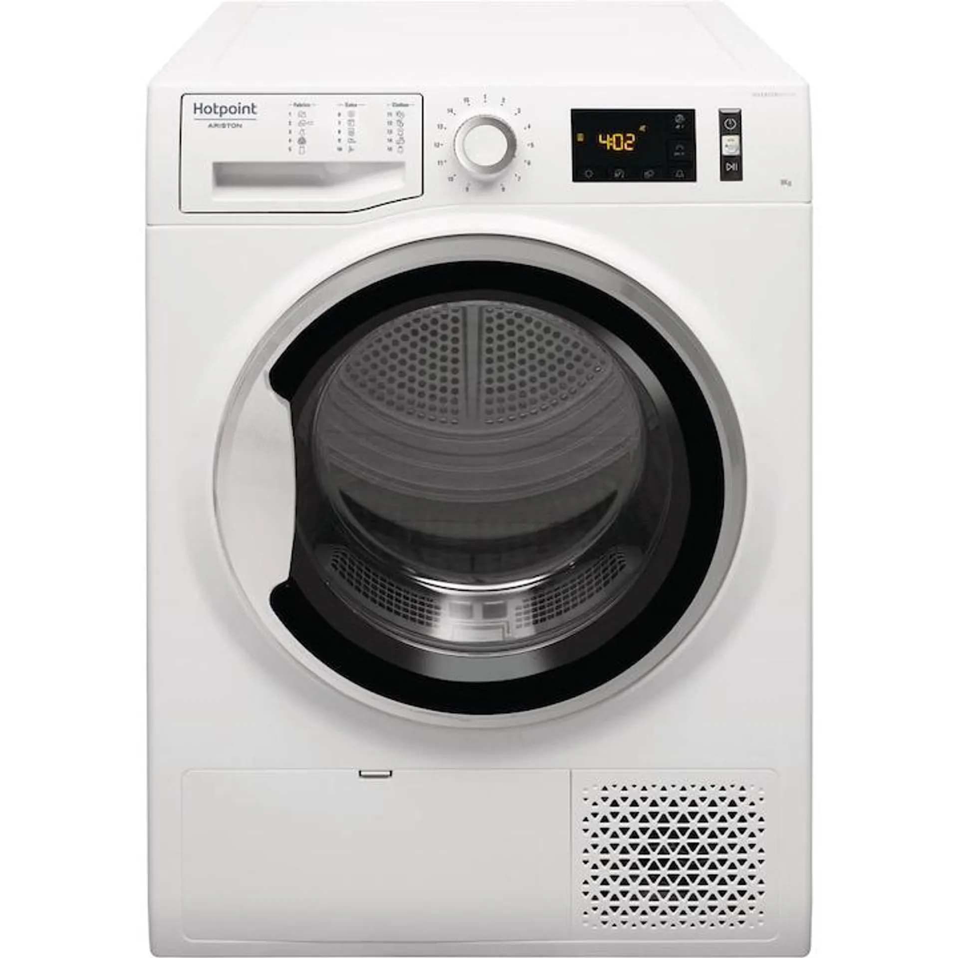 Hotpoint NT M11 82SK EU Hőszivattyús szárítógép, 8 kg, 15 program, LCD kijelző, B energiaosztály, Fehér