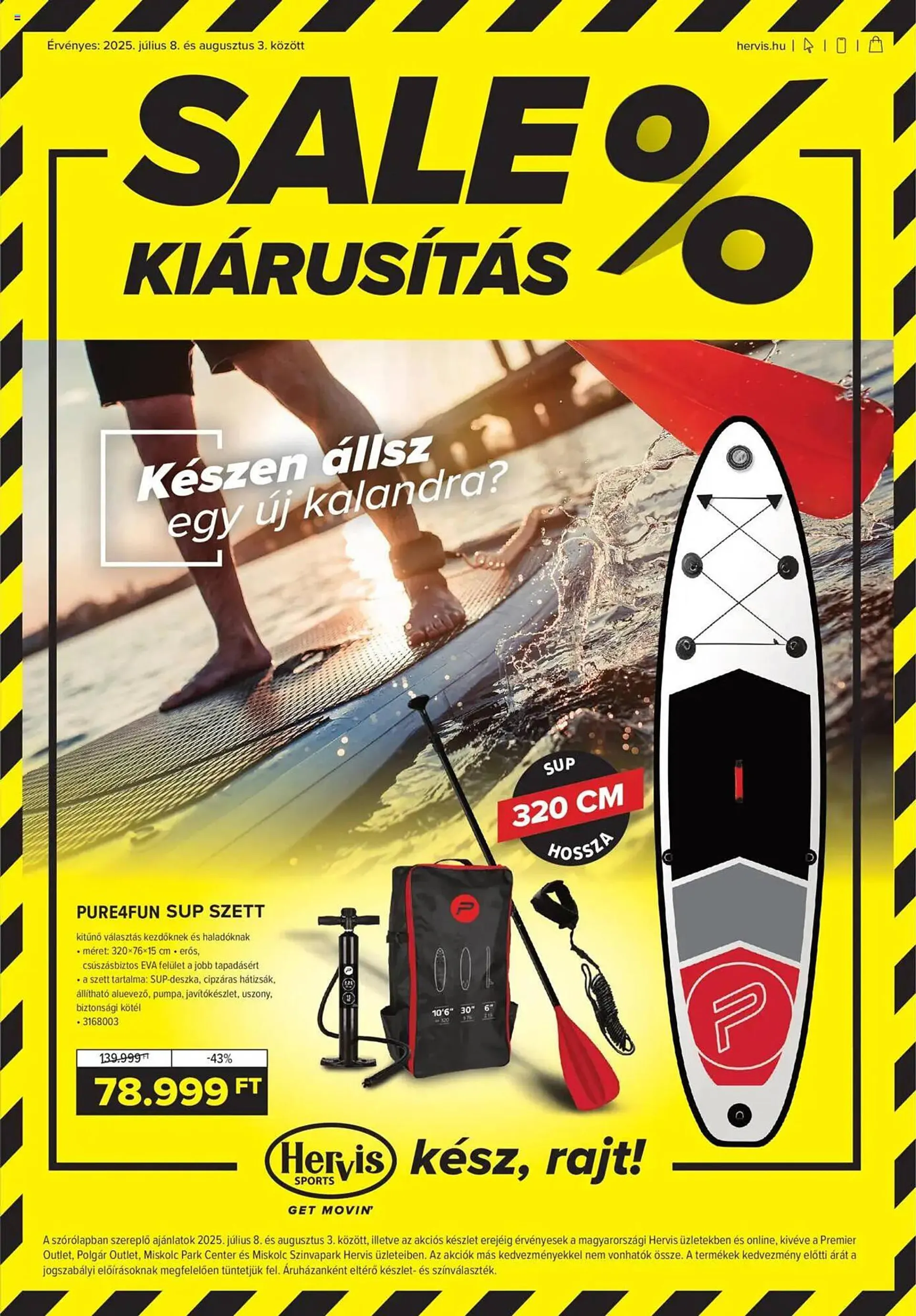 Hervis akciós újság - 1