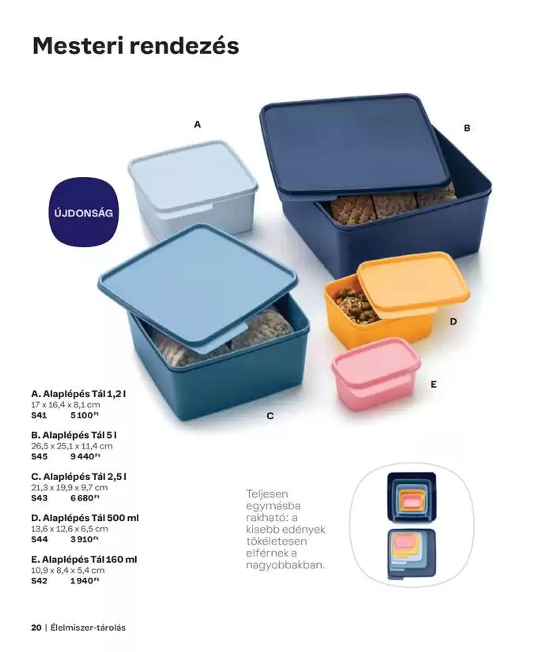 Katalógus Tupperware Autumn - Winter 2024/2025 Catalogue október 3.-tól október 17.-ig 2024. - Oldal 20