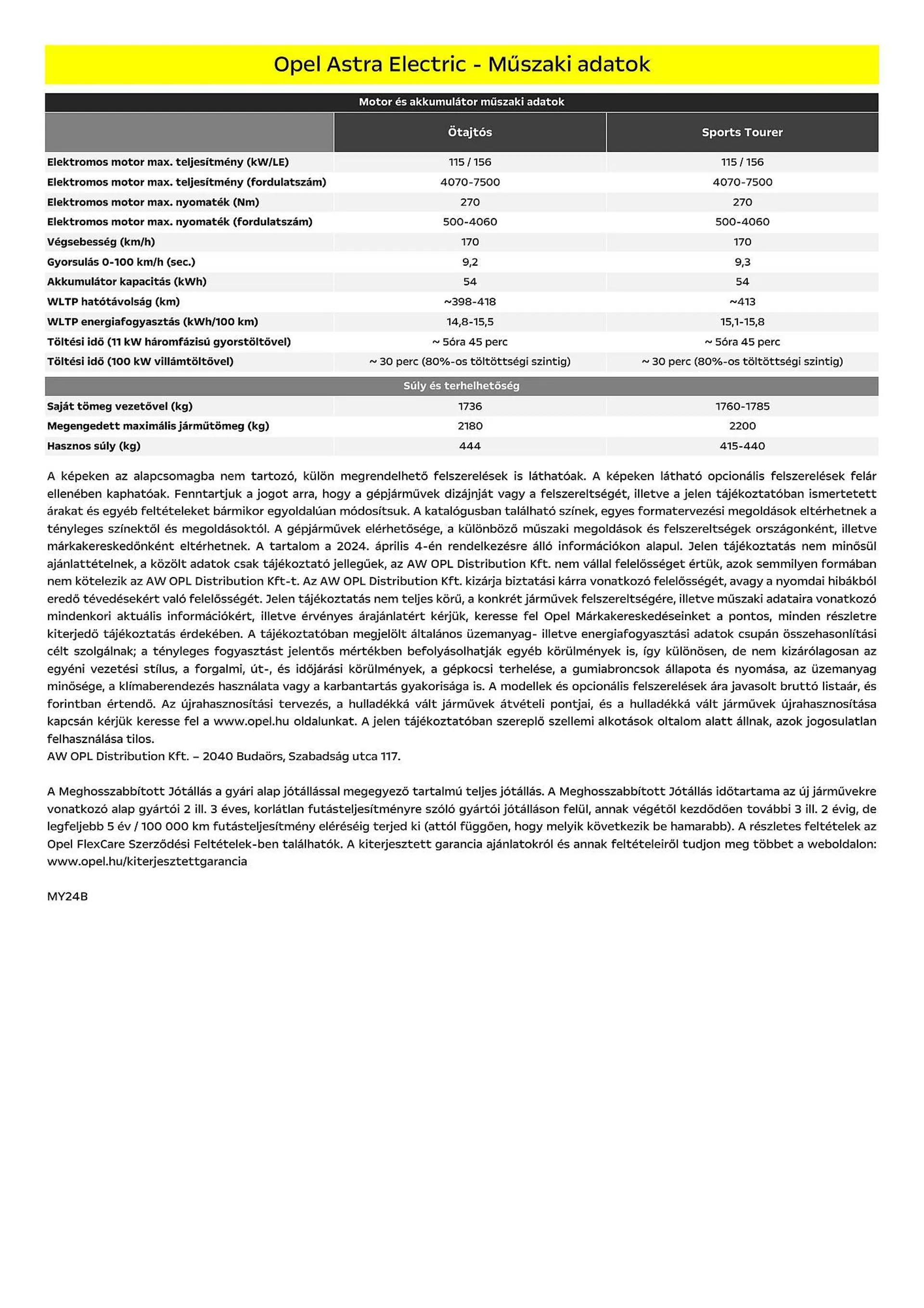 Katalógus Opel Astra Sports Tourer Electric akciós újság július 5.-tól december 31.-ig 2024. - Oldal 12