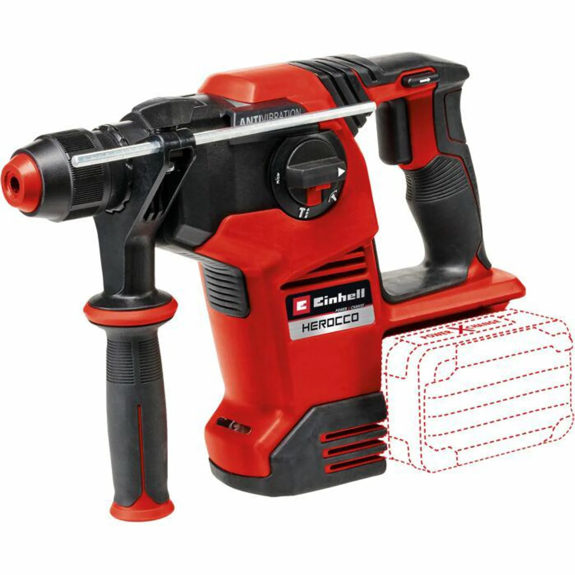 Einhell Herocco 36/28 akkus ütvefúró Solo, 36V, 29Nm, 3.2J (akku és töltő nélkül), Power X-Change