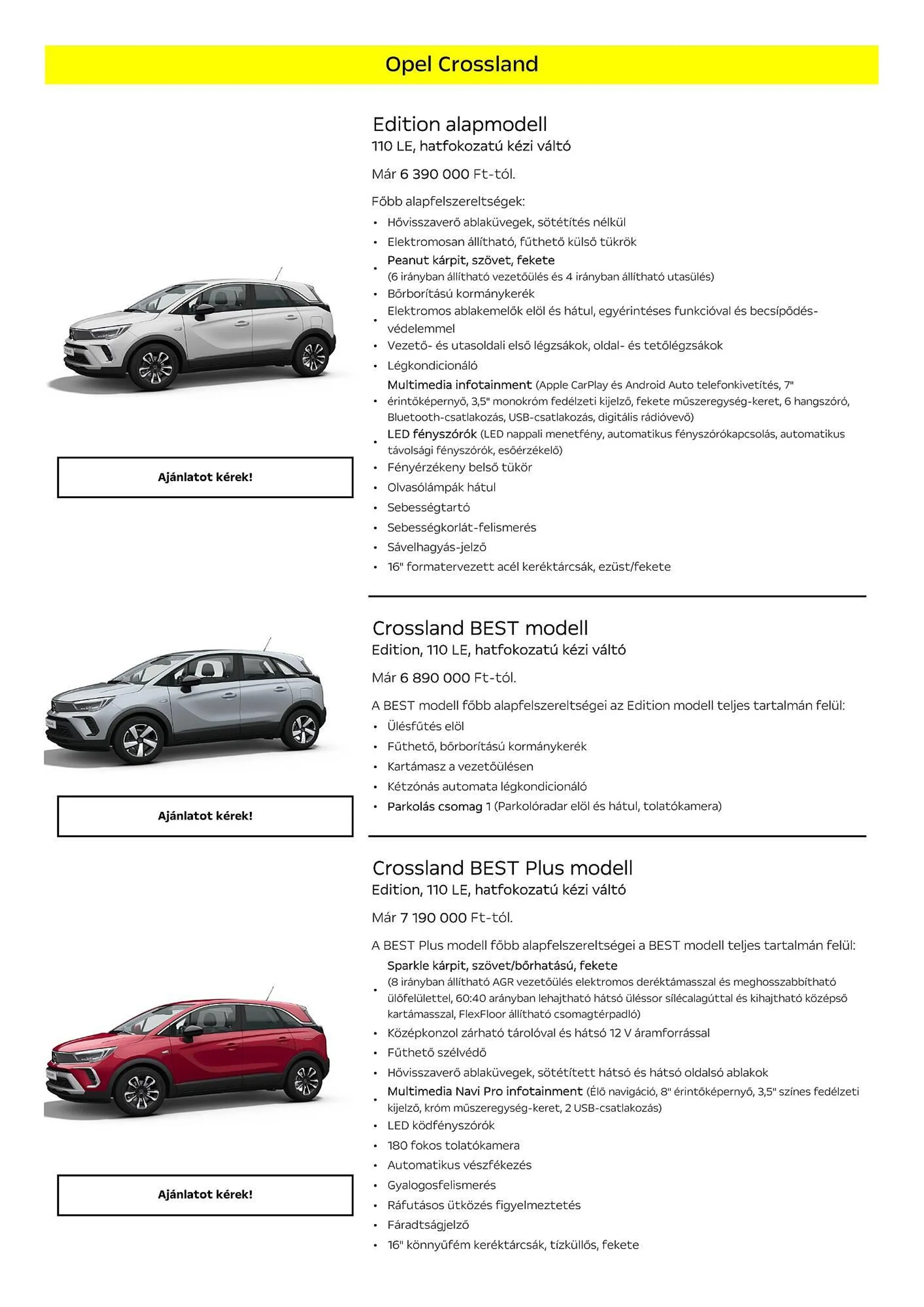 Katalógus Opel Crossland akciós újság július 5.-tól december 31.-ig 2024. - Oldal 3