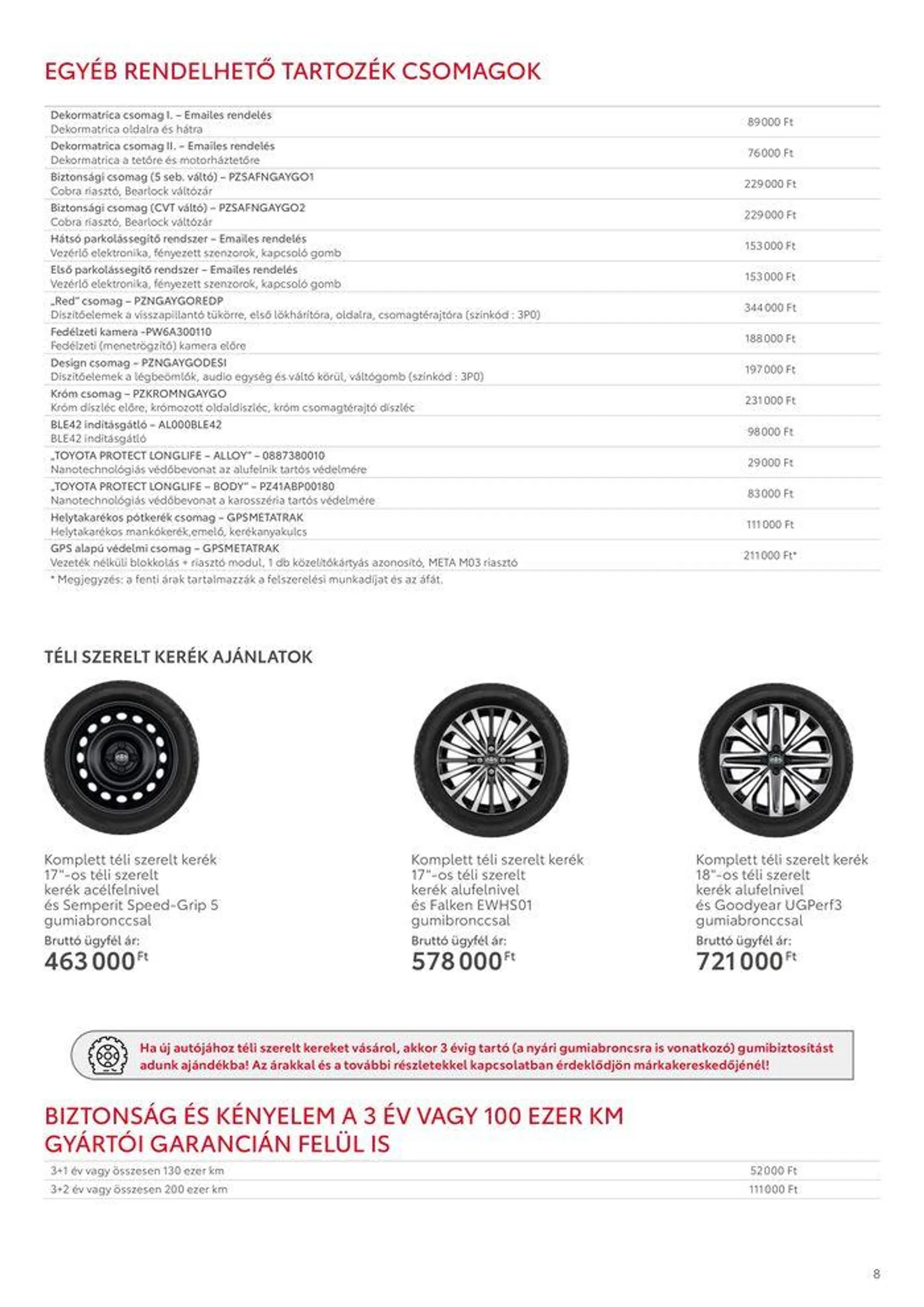 Katalógus Toyota AYGO X július 2.-tól december 31.-ig 2024. - Oldal 8