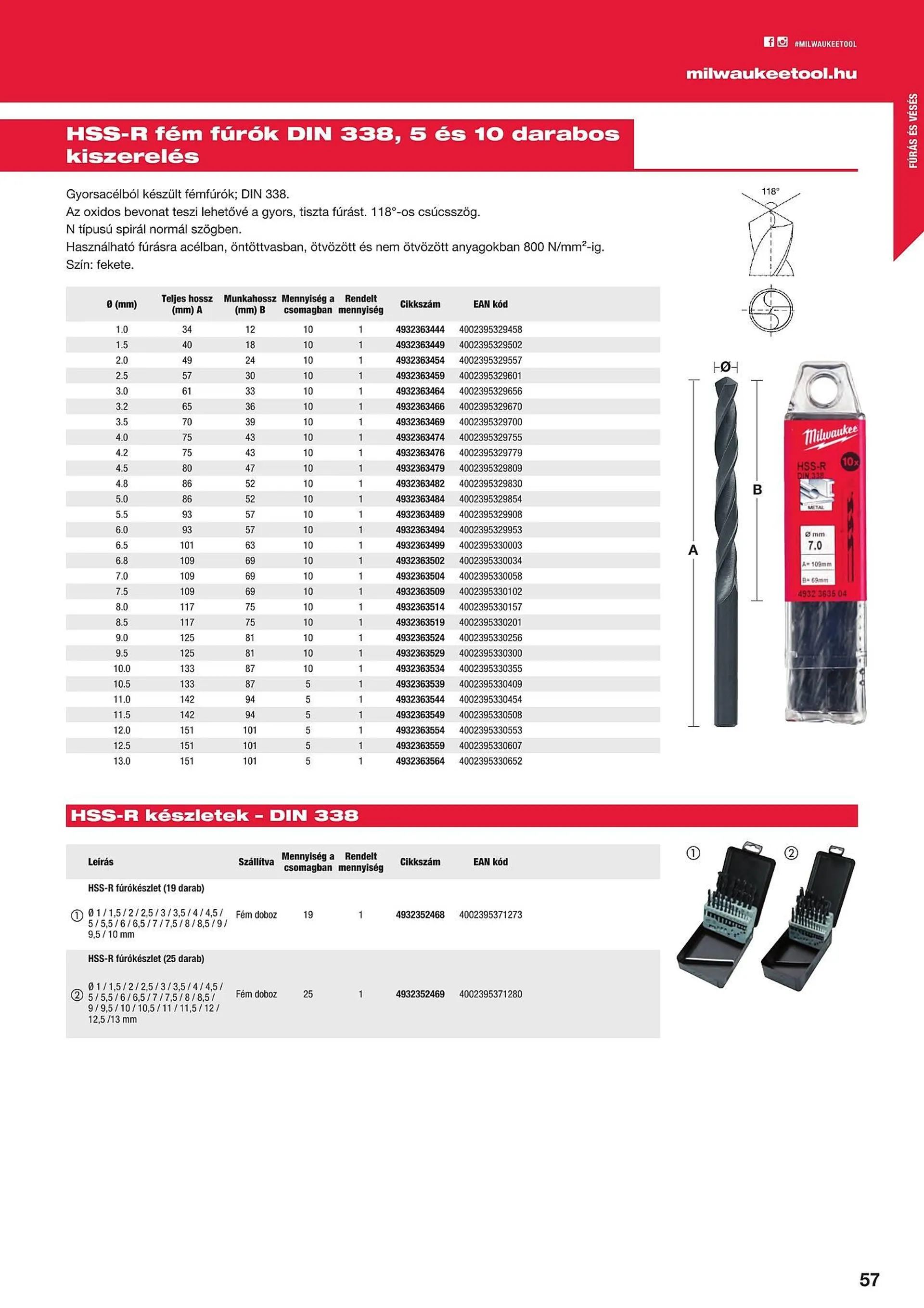 Katalógus Milwaukeetool akciós újság augusztus 14.-tól december 31.-ig 2024. - Oldal 57