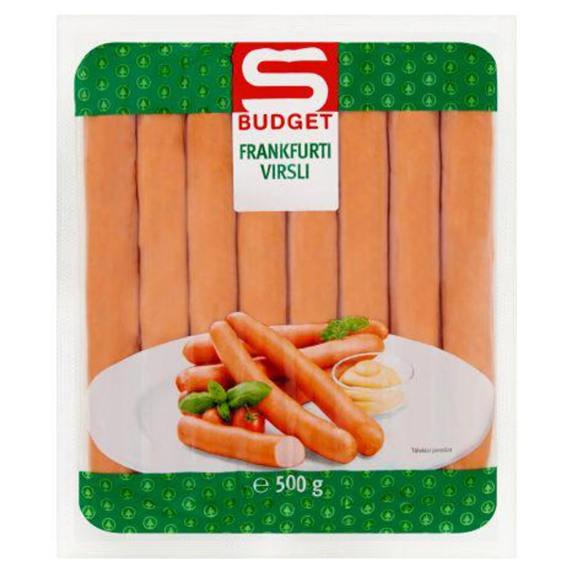 S-Budget frankfurti virsli 500 g