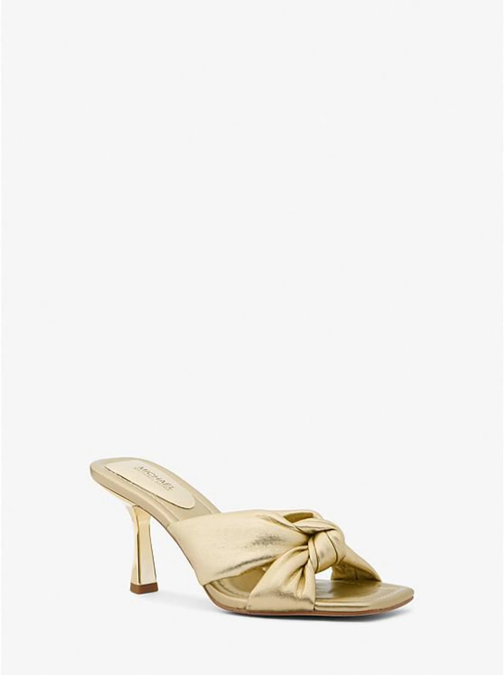 Elena Metallic Leather Sandal