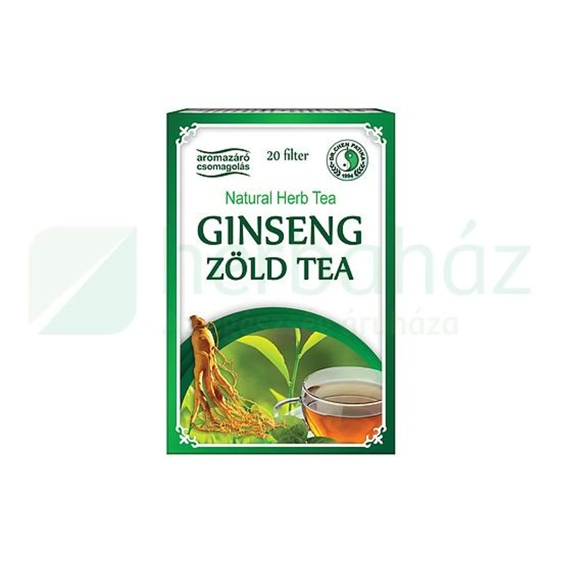 DR.CHEN TEAKEVERÉK GINSENG+ZÖLDTEA FILTERES 20DB