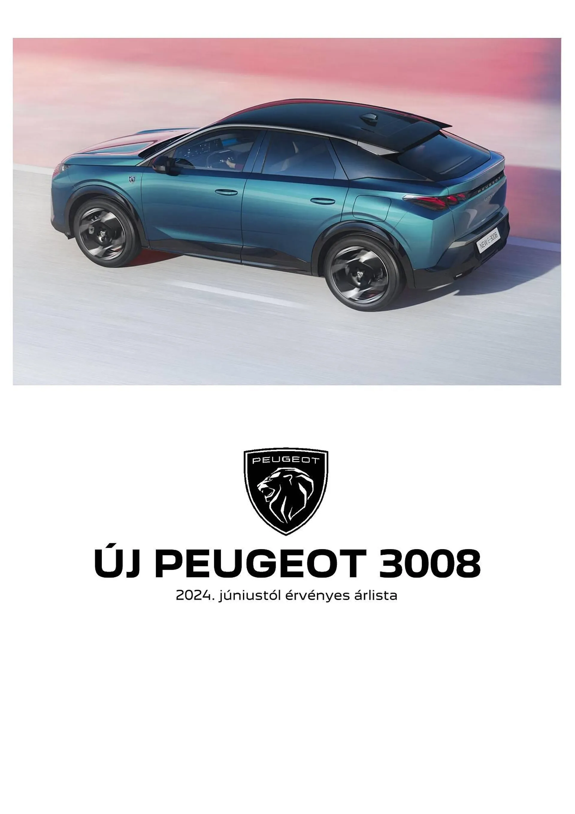 Peugeot 3008 akciós újság - 1