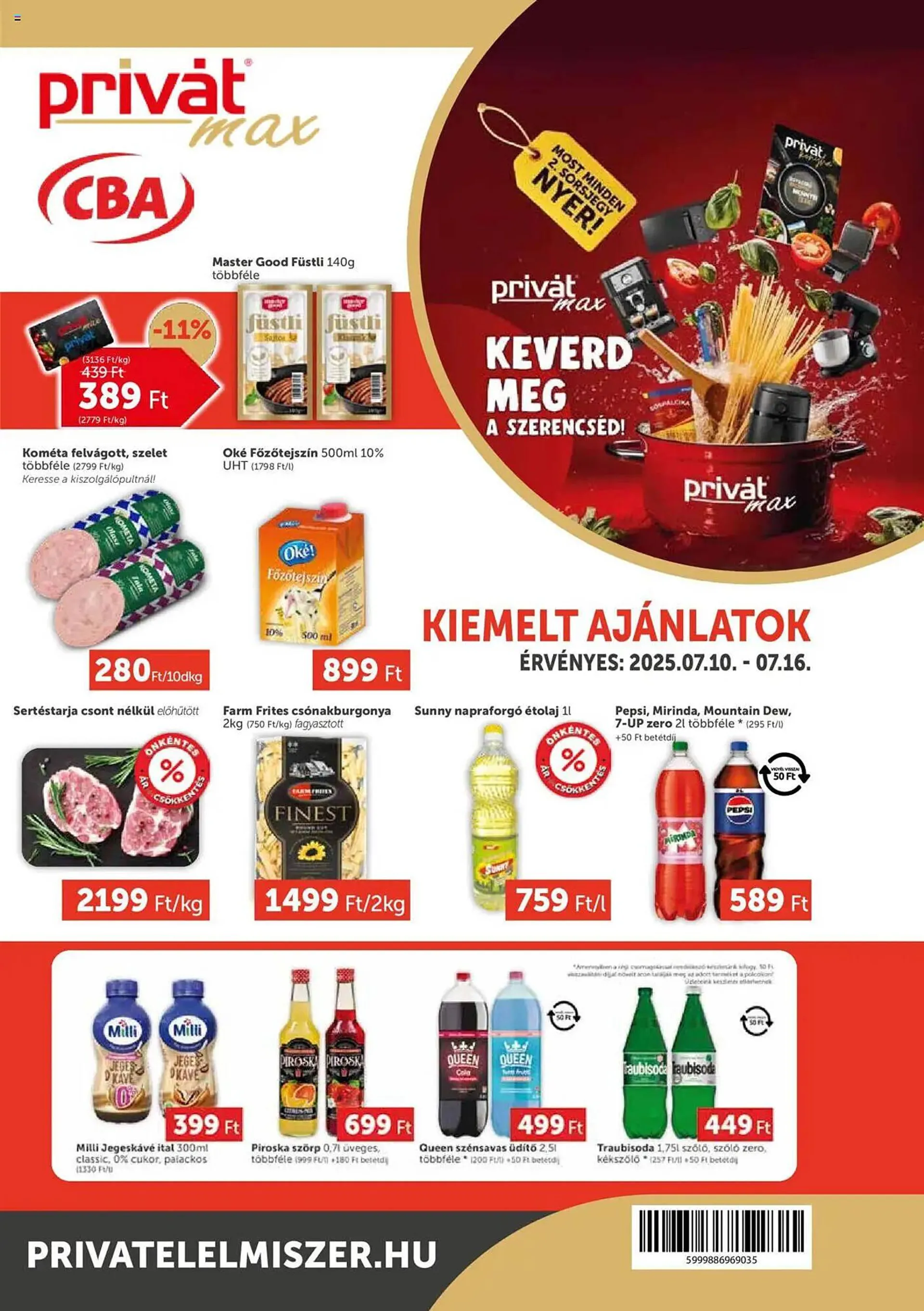 PRIVÁT akciós újság - 1