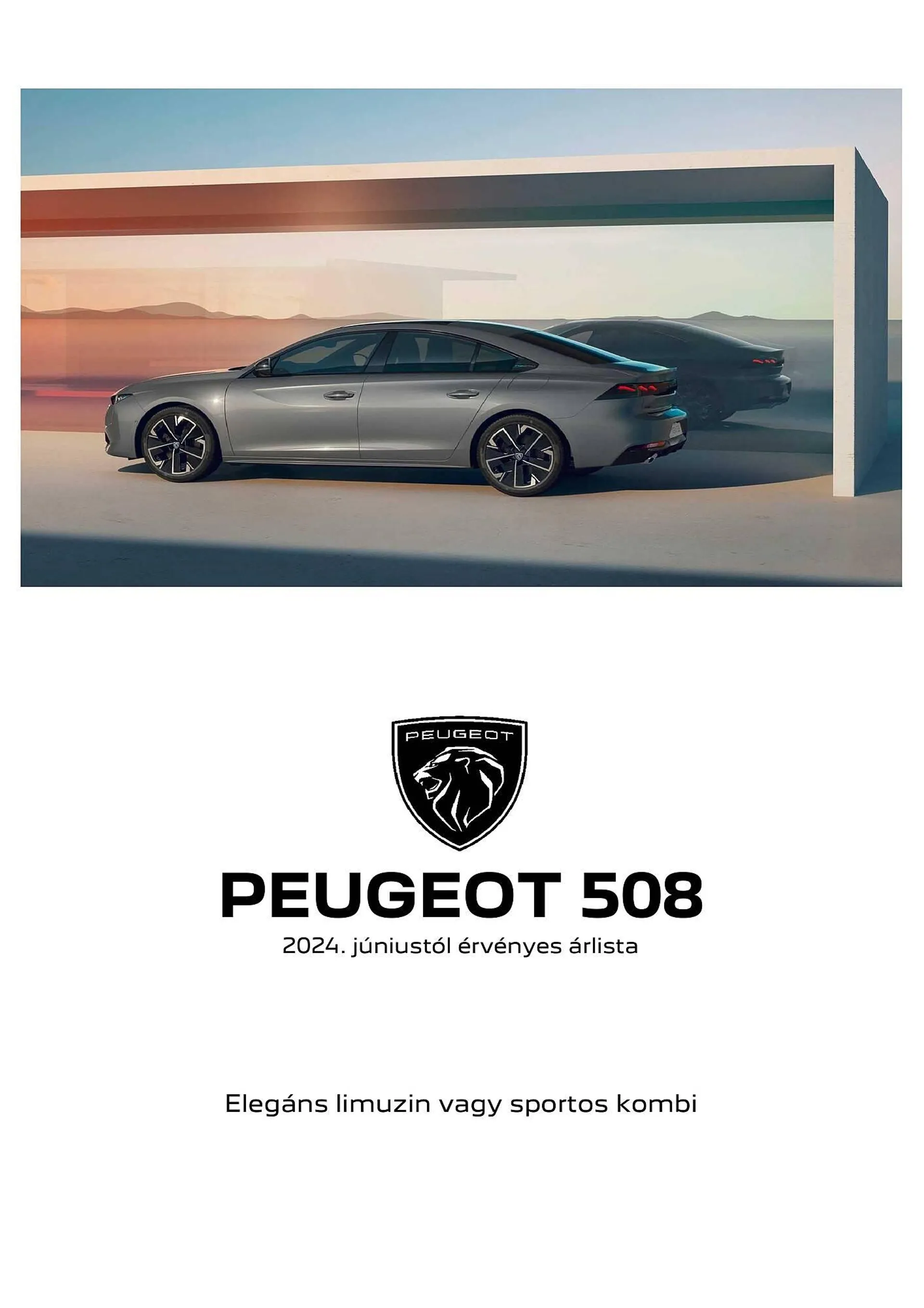 Peugeot 508 akciós újság - 1