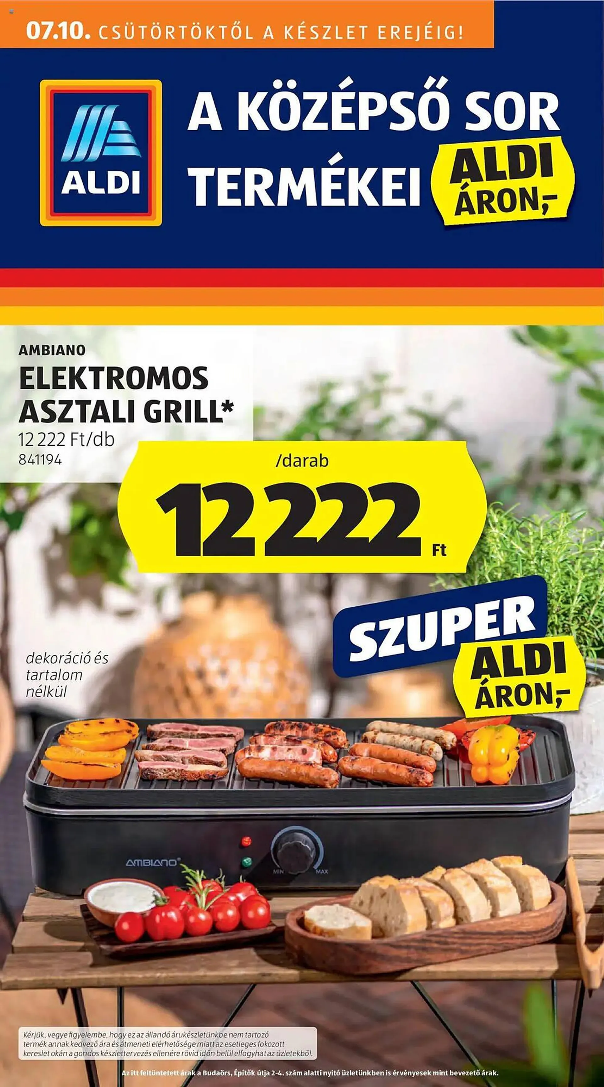 ALDI akciós újság - 1