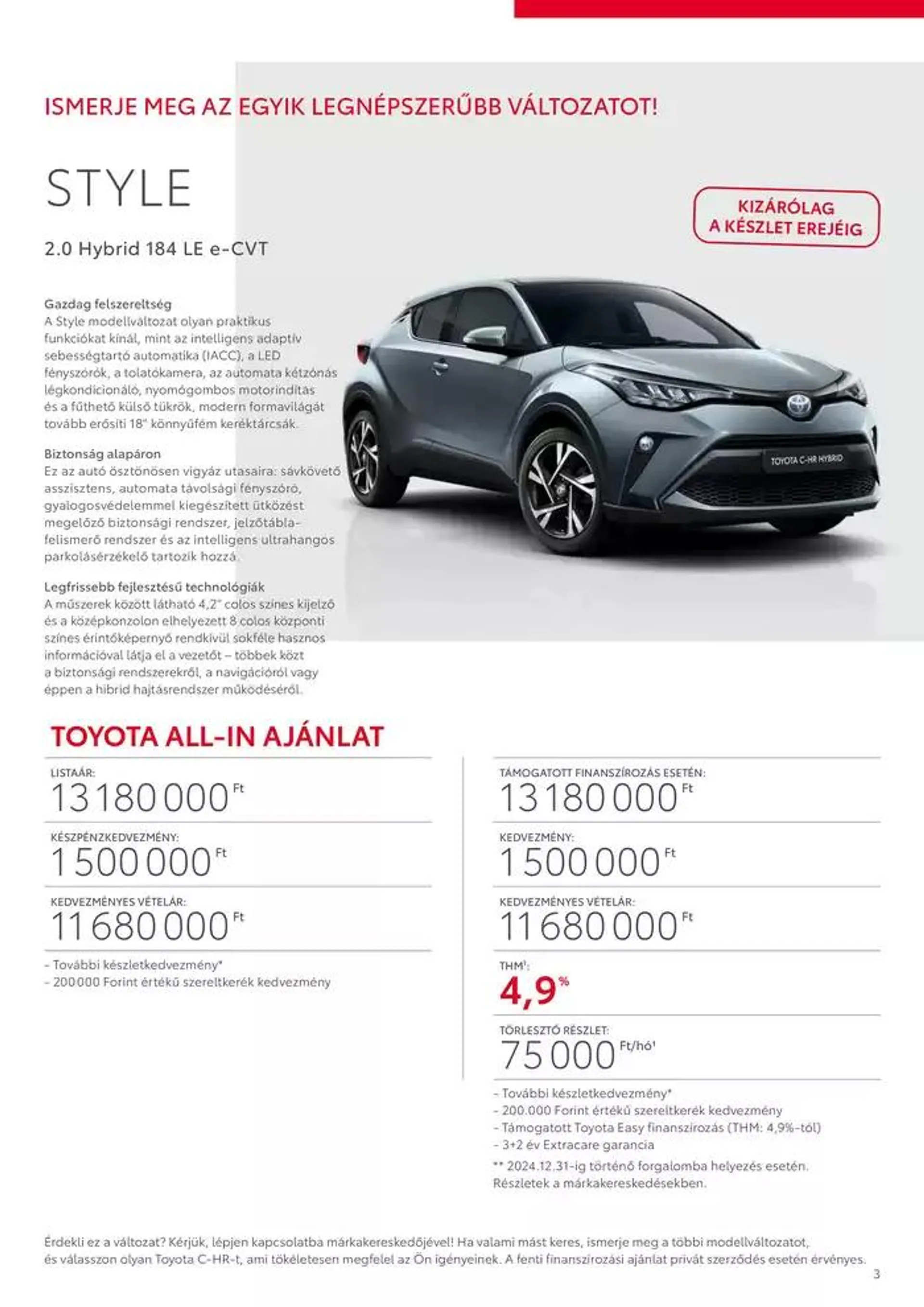 Katalógus Toyota C-HR Hybrid október 2.-tól október 2.-ig 2025. - Oldal 3