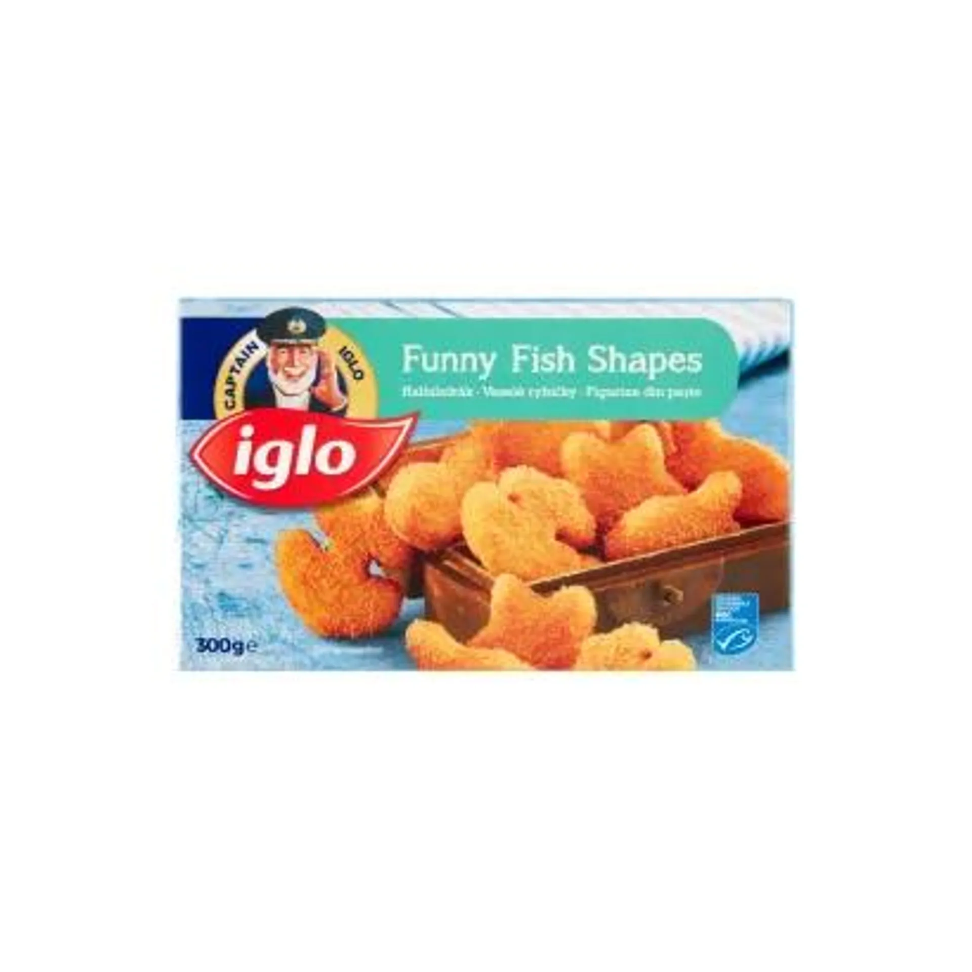 Iglo Quick-Frozen Fish Shapes 300 g