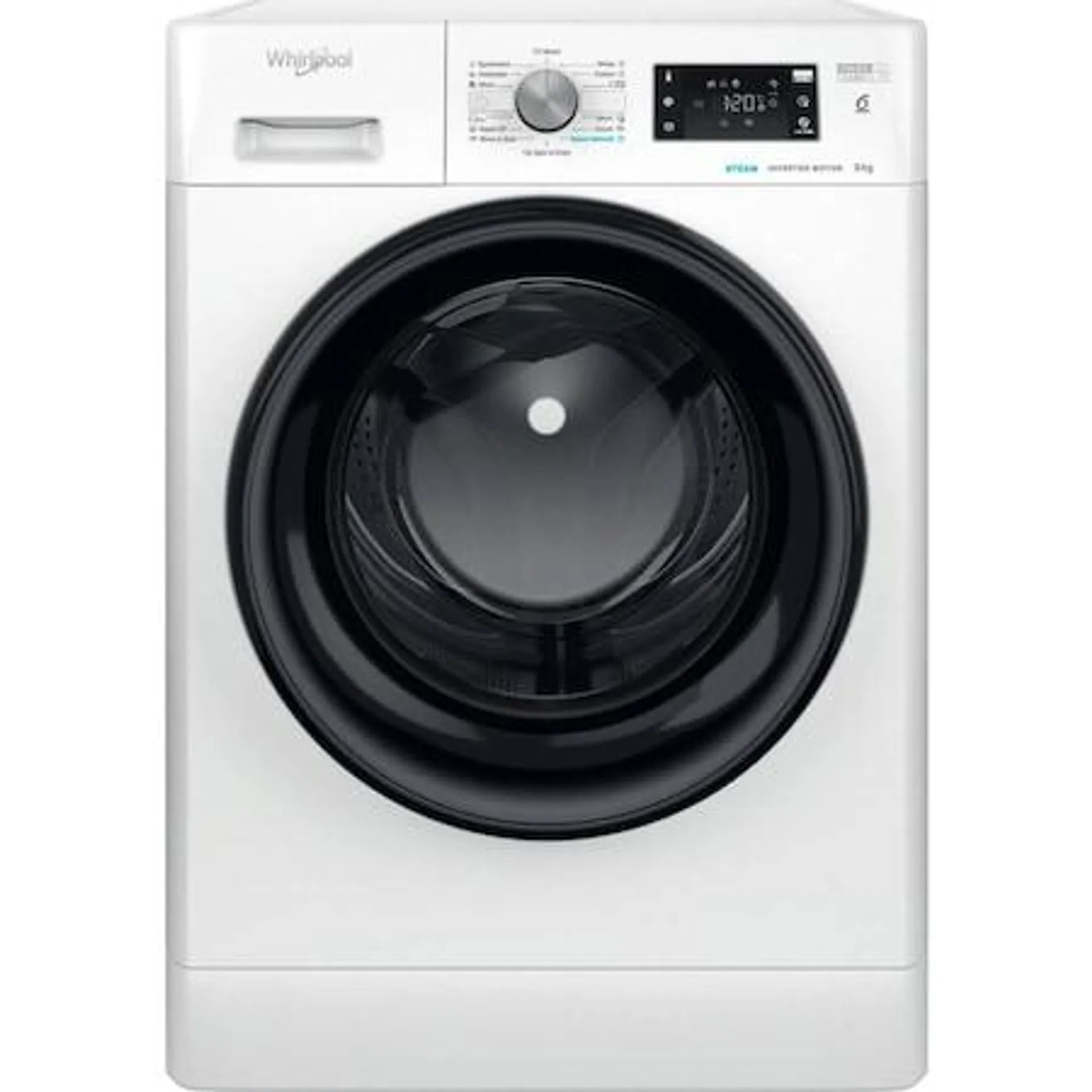 WHIRLPOOL FFB 9469 BV EE Elöltöltős mosógép, 9 kg, 1400 f/p., A energiaosztály, 60 cm, Gyerekzár, Fehér