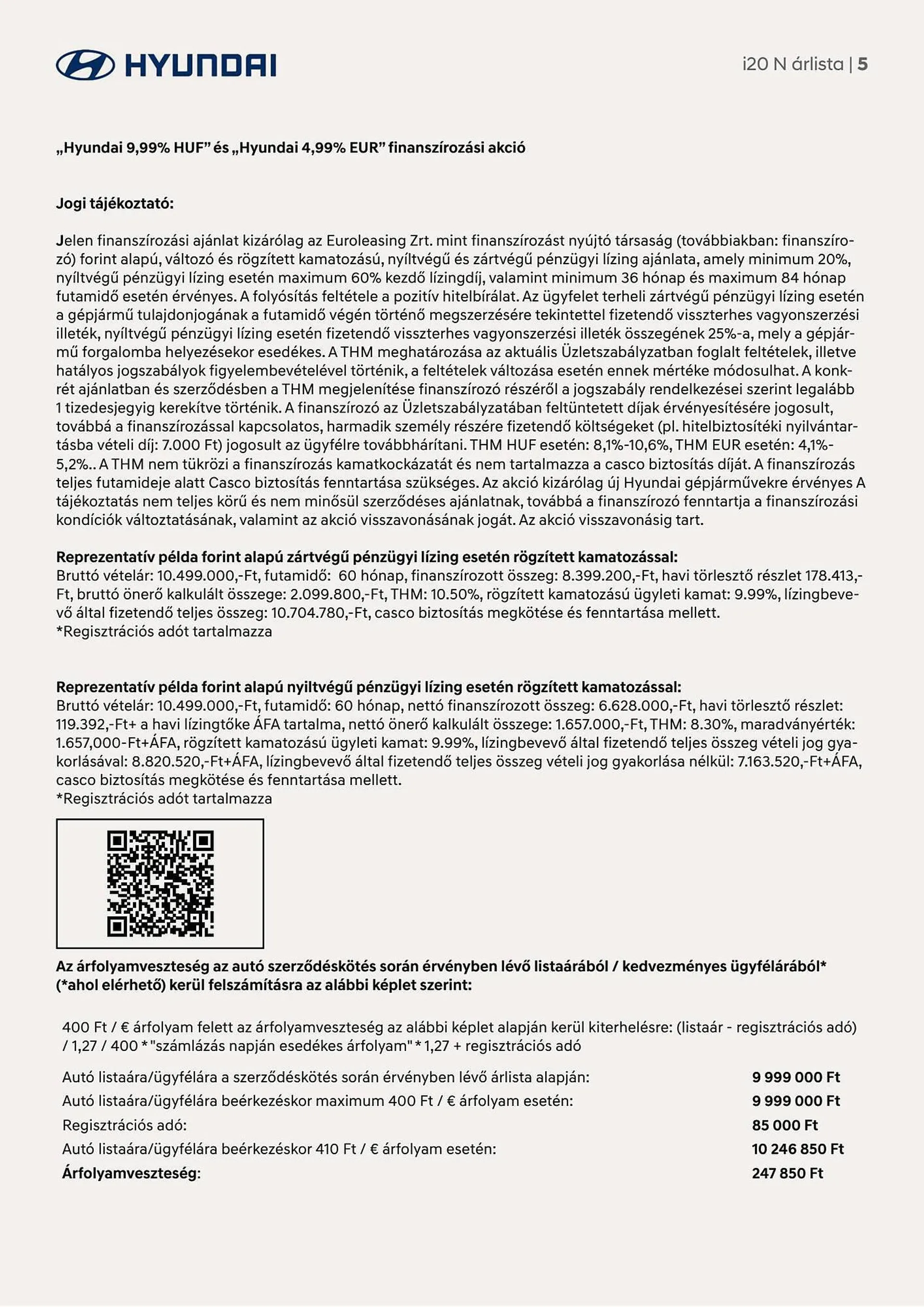 Katalógus Hyundai i20 N akciós újság november 17.-tól november 17.-ig 2024. - Oldal 5
