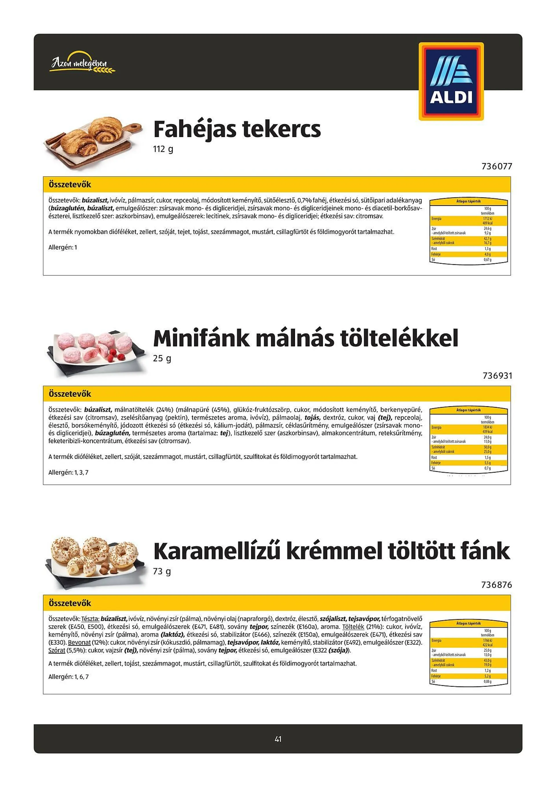 Katalógus ALDI akciós újság július 26.-tól október 21.-ig 2024. - Oldal 41