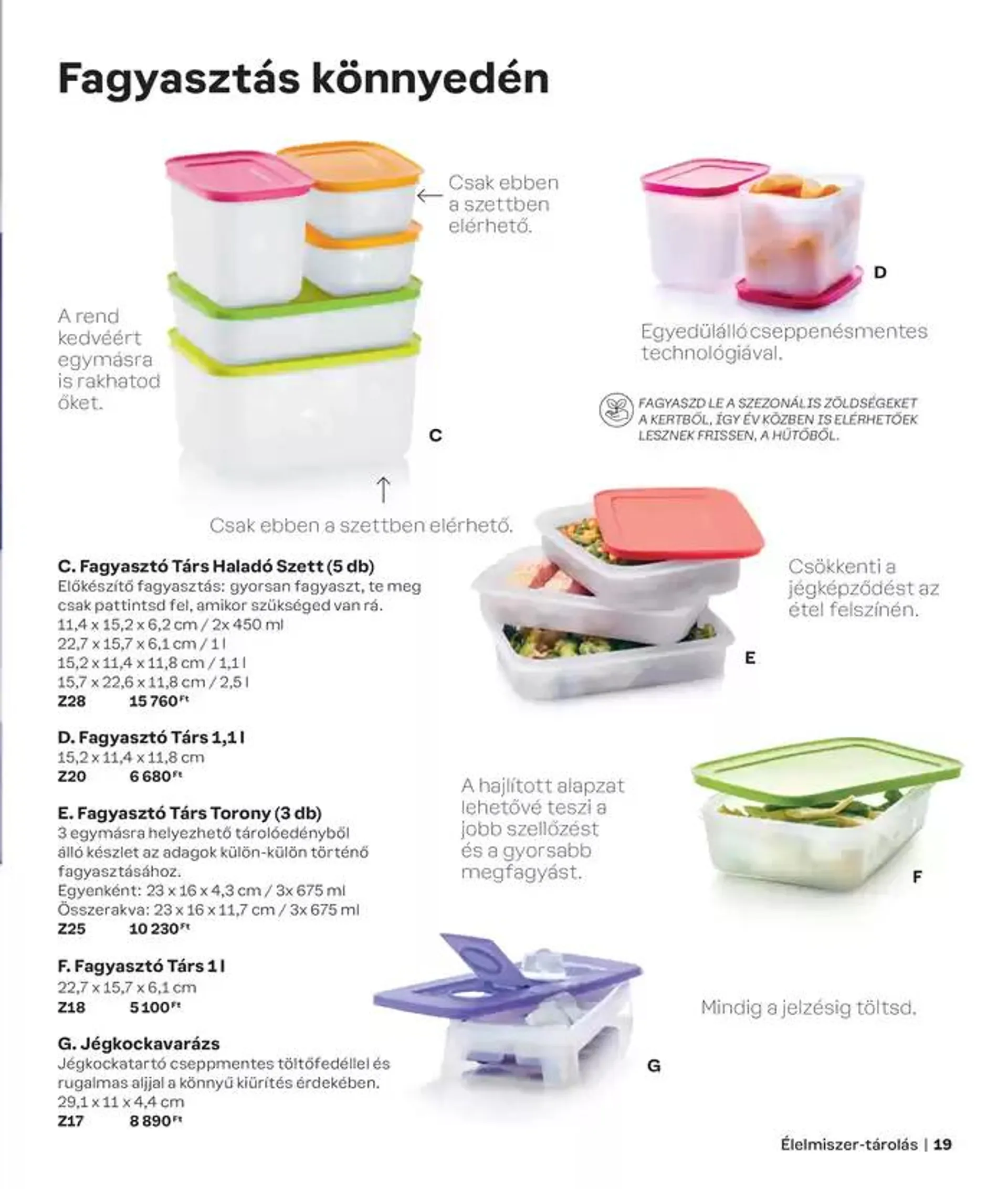 Katalógus Tupperware Autumn - Winter 2024/2025 Catalogue október 3.-tól október 17.-ig 2024. - Oldal 19