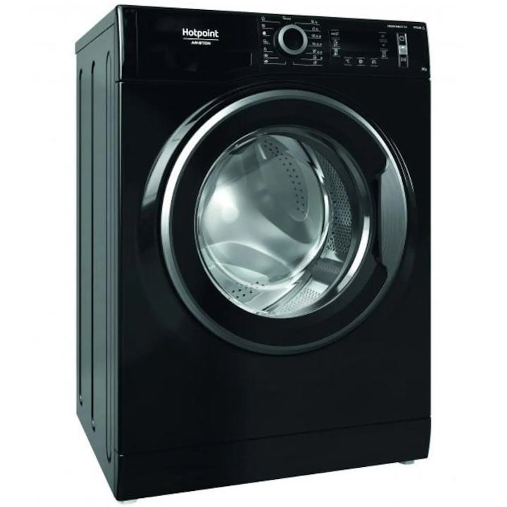 Hotpoint ActiveCare NLCD 948 BS A EU, Mosógép, 9 kg, 1400 RPM, Hideg vizes mosás, Gyerekzár, Előmosás, A energiaosztály, Fekete