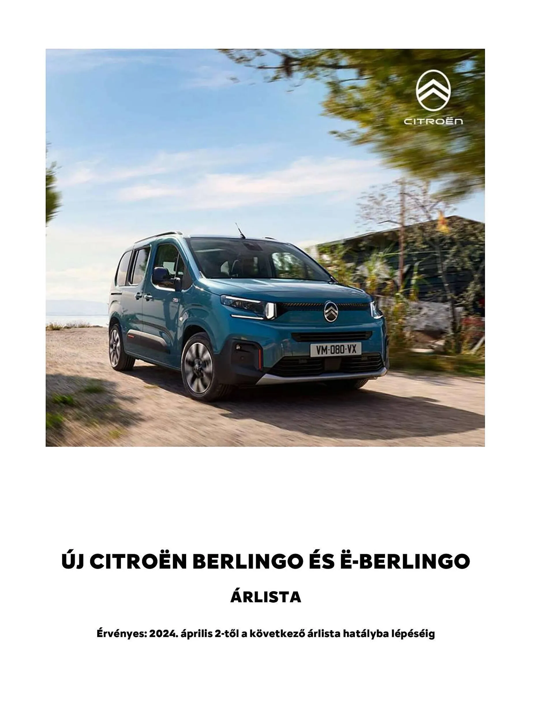 Citroën eBerlingo akciós újság - 1