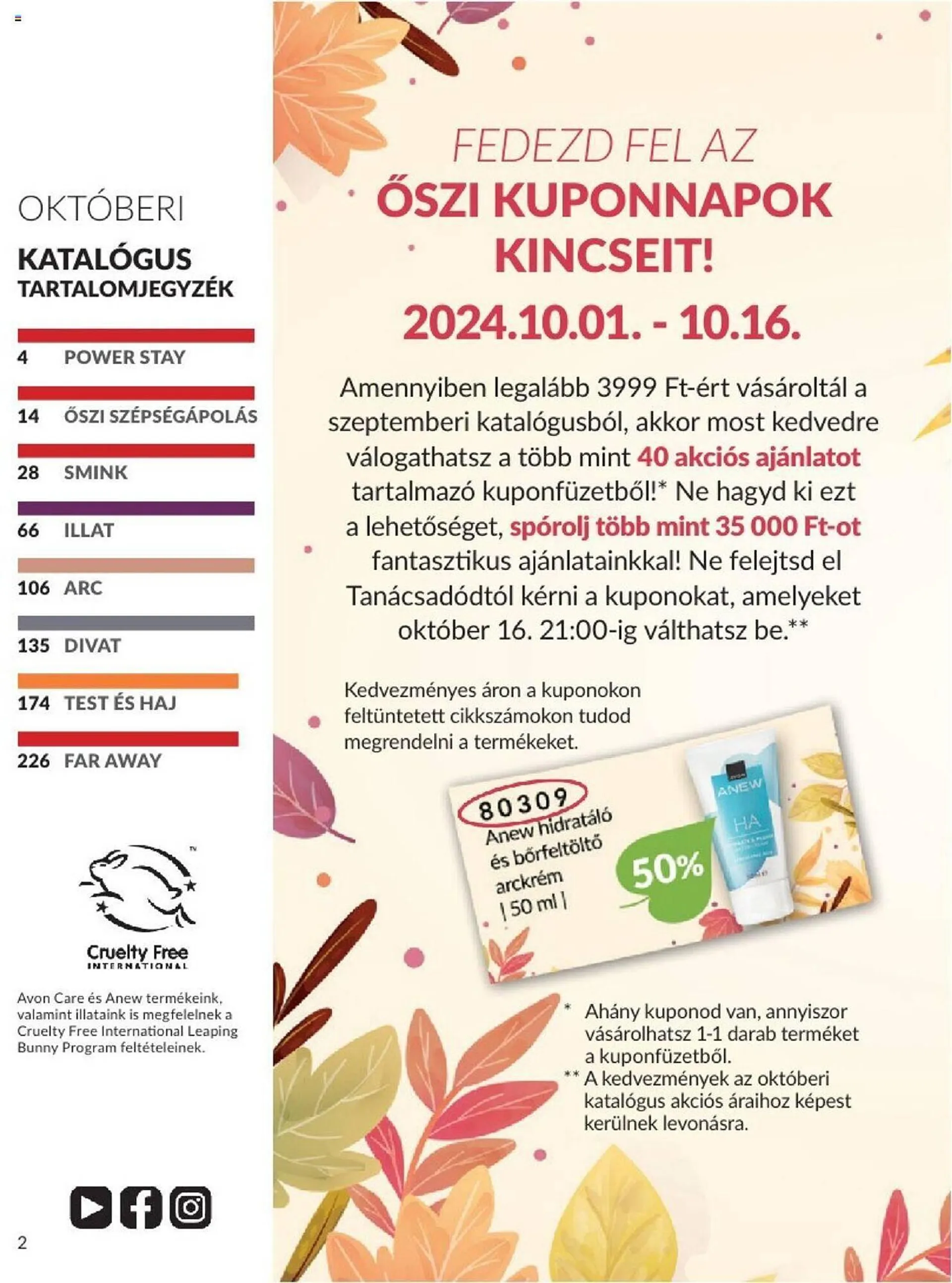 Katalógus AVON akciós újság október 1.-tól október 31.-ig 2024. - Oldal 2