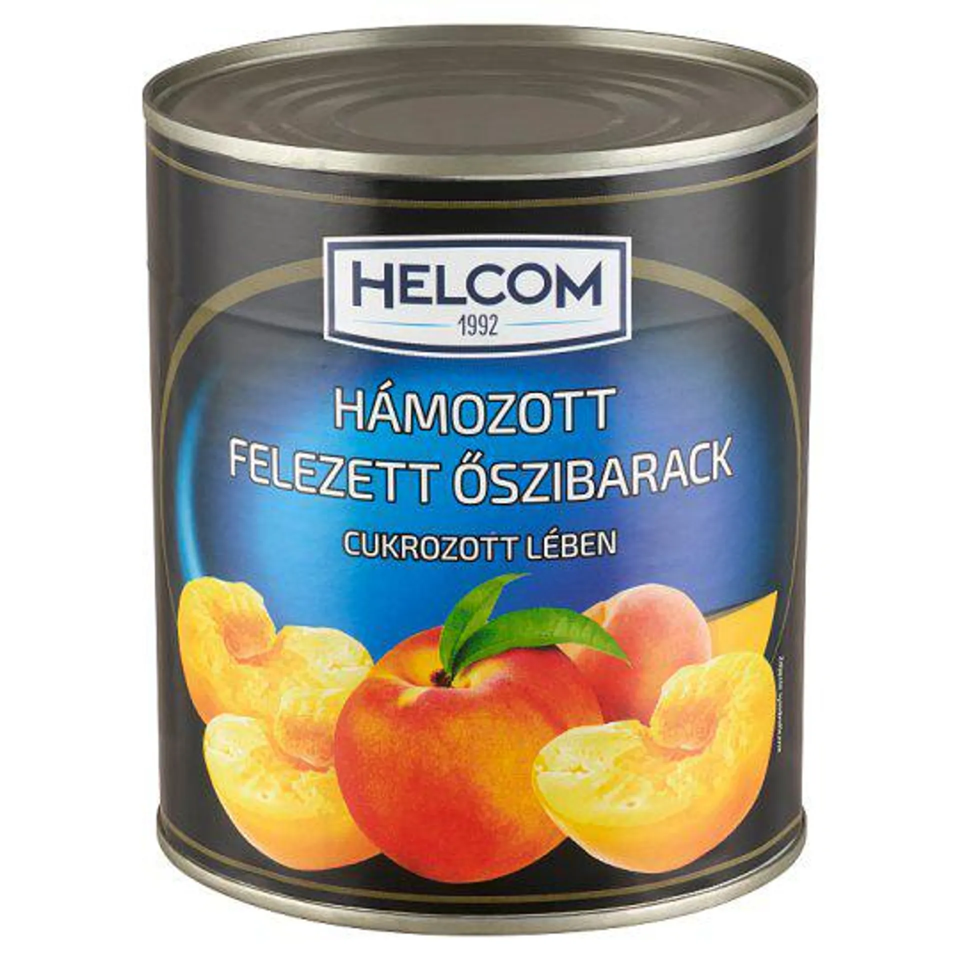 Helcom hámozott felezett őszibarack cukrozott lében 820 g