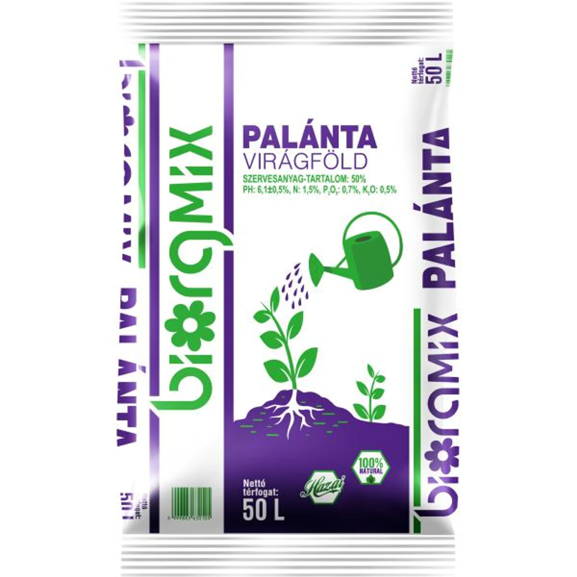 BIORGMIX PALÁNTAFÖLD 50 L