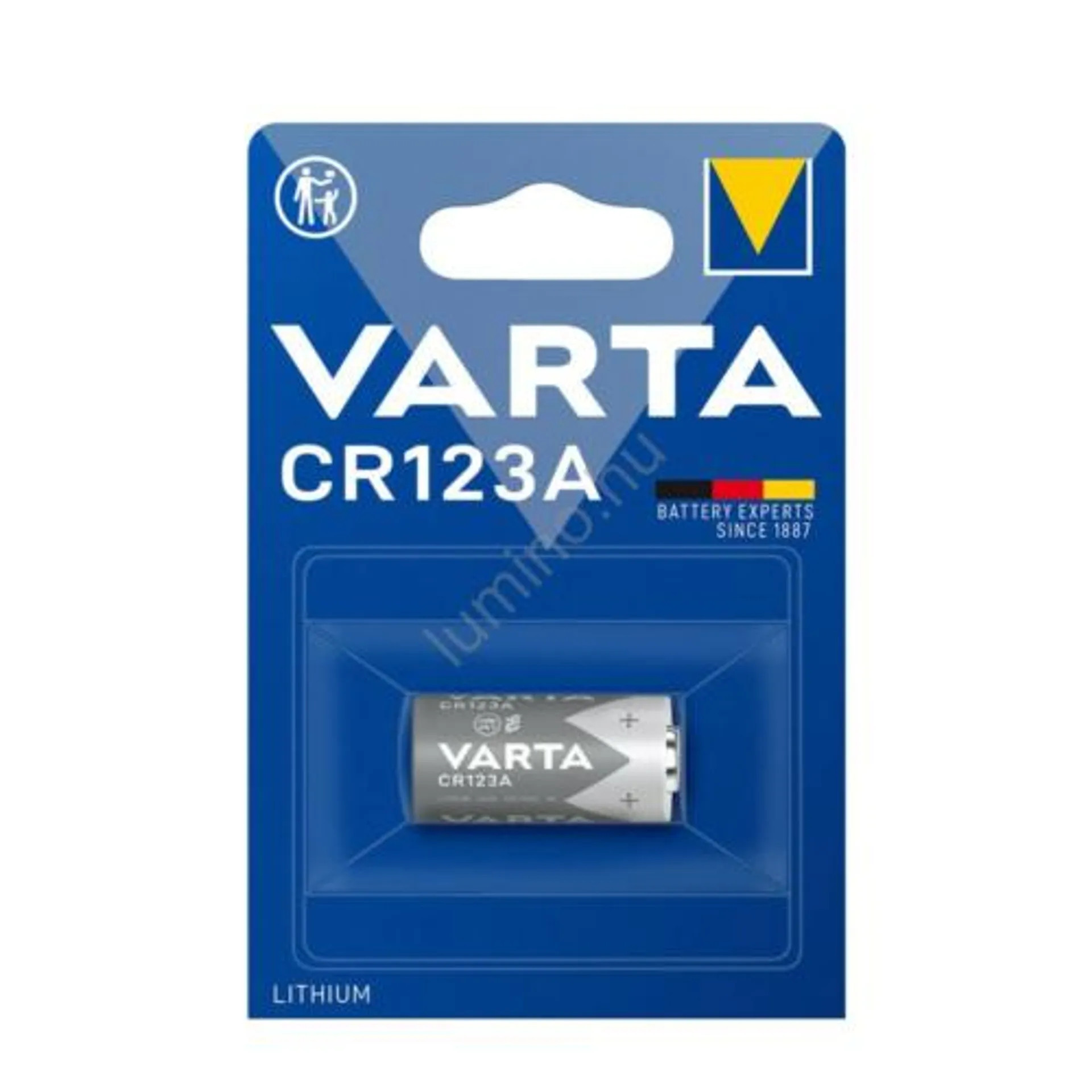 Varta Lithium Fotó elem CR123A 3V B1