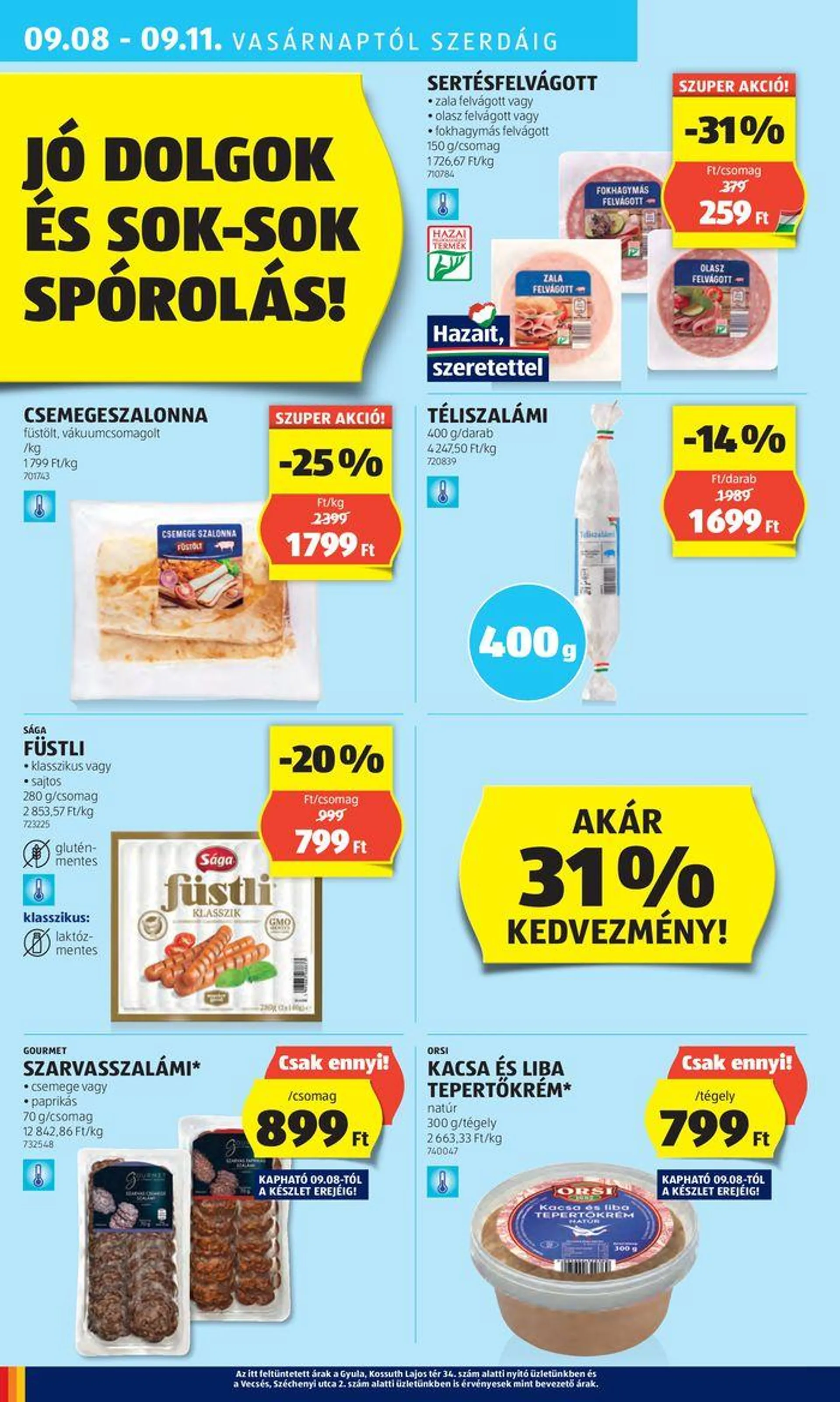 Következő heti ALDI akciós újság - 28