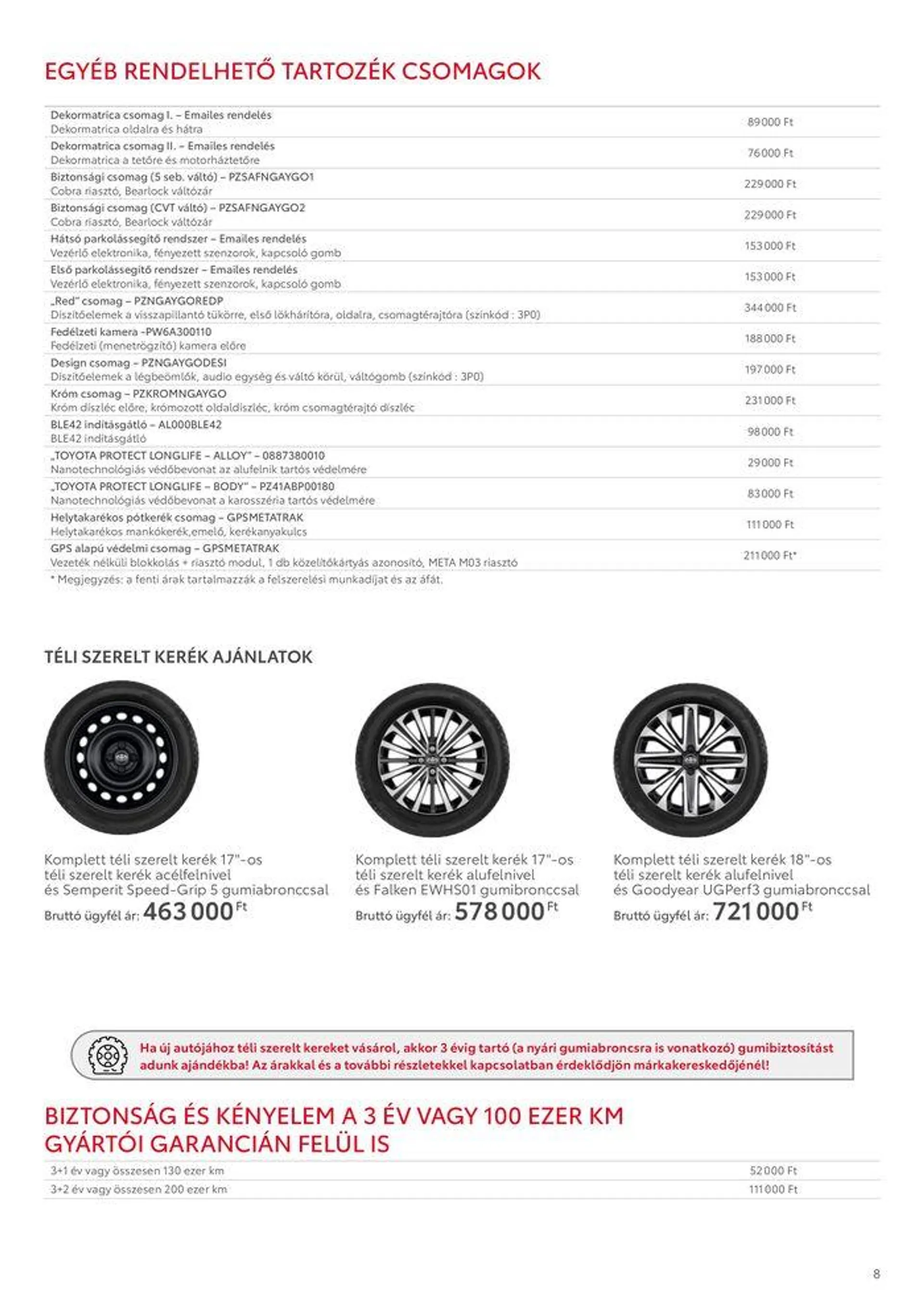 Katalógus Toyota Új AYGO X július 16.-tól április 16.-ig 2025. - Oldal 8