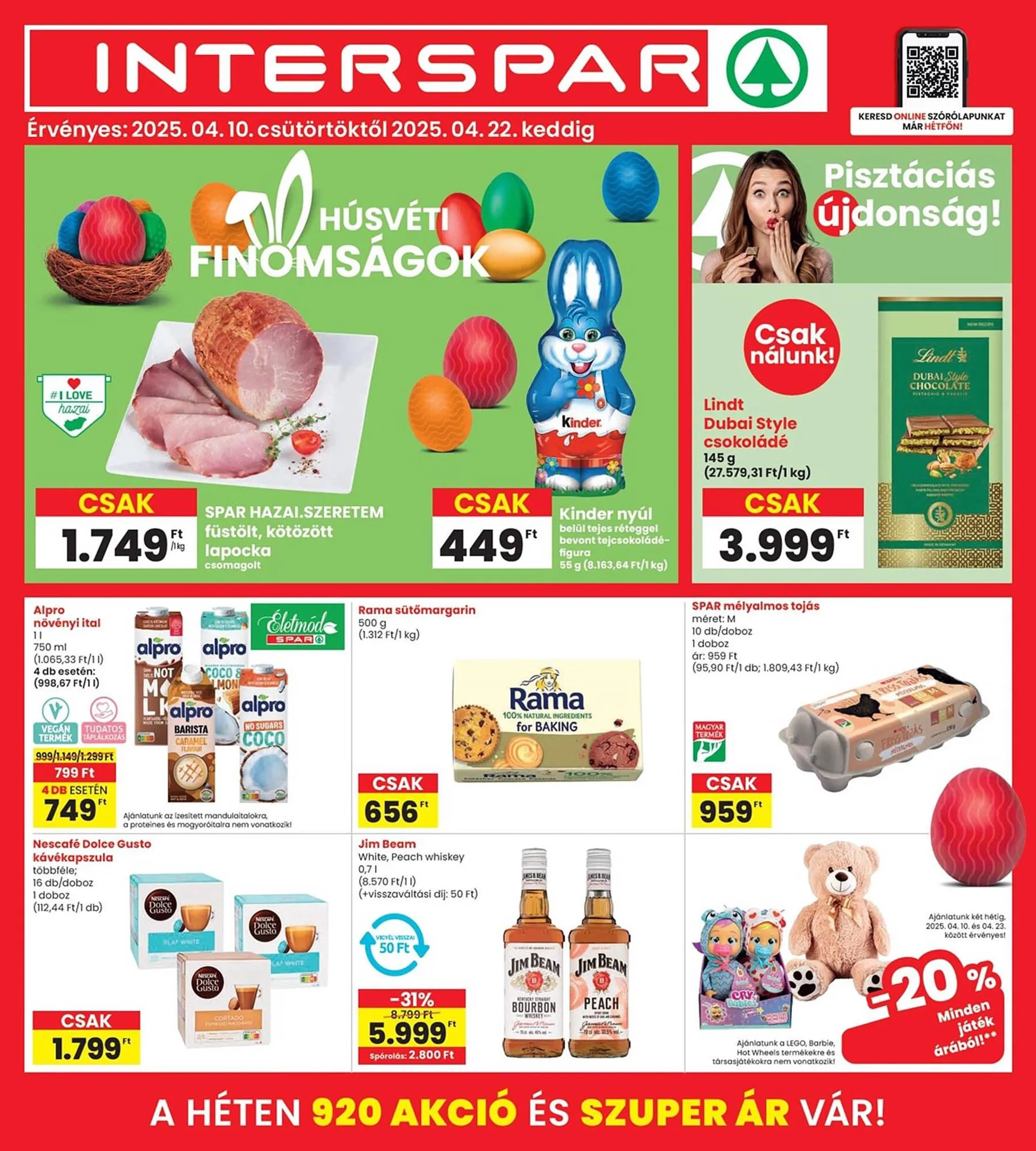 Katalógus Interspar akciós újság április 10.-tól április 22.-ig 2025. - Oldal 1