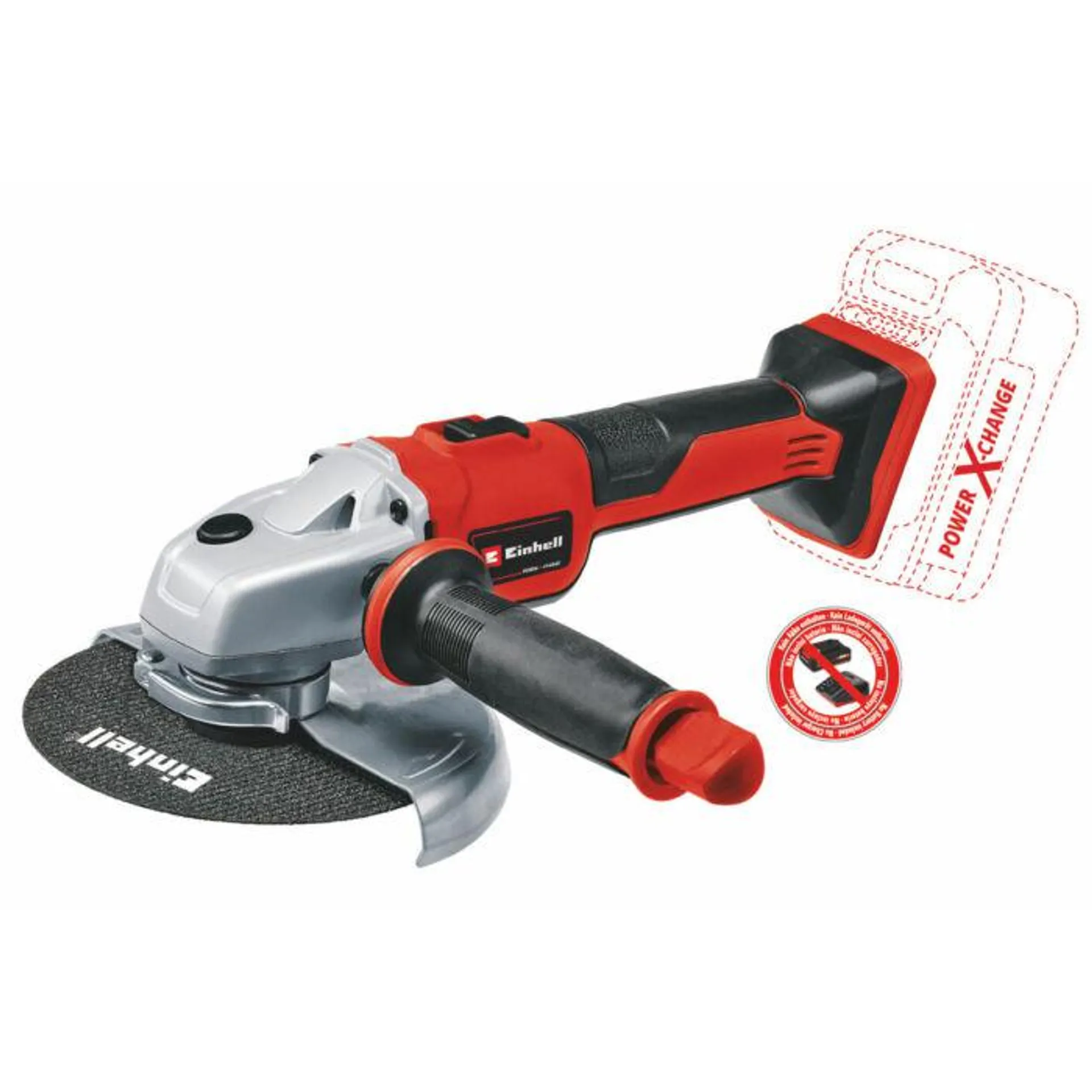 Einhell TE-AG 18/150 Li BL - Solo akkus sarokcsiszoló, Power X-Change