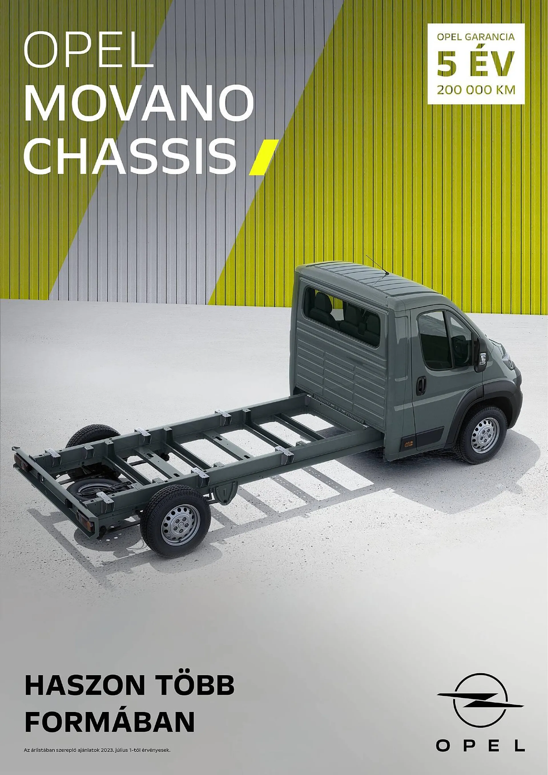 Opel Movano Chassis akciós újság - 1