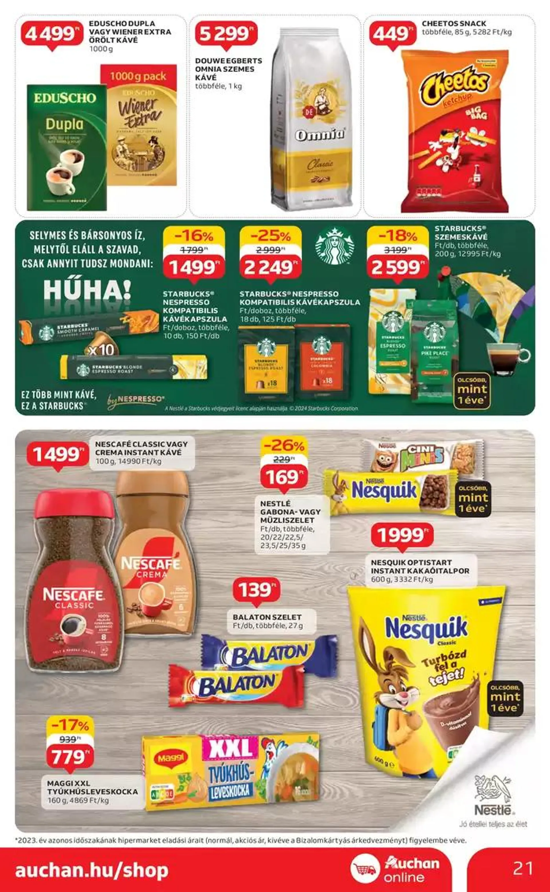 Katalógus Catalog Auchan szeptember 23.-tól október 2.-ig 2024. - Oldal 21