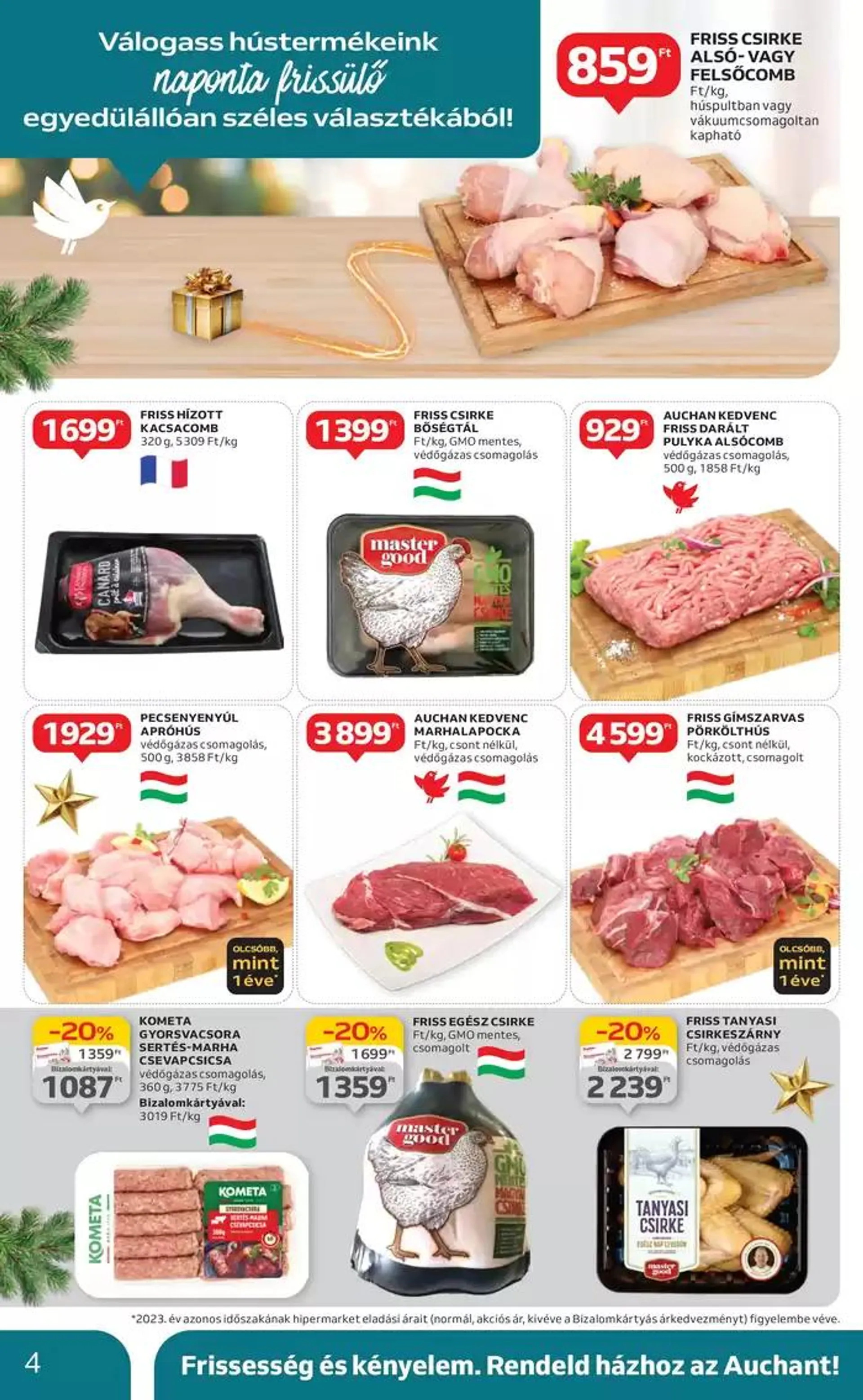 Katalógus Catalog Auchan december 16.-tól december 24.-ig 2024. - Oldal 4