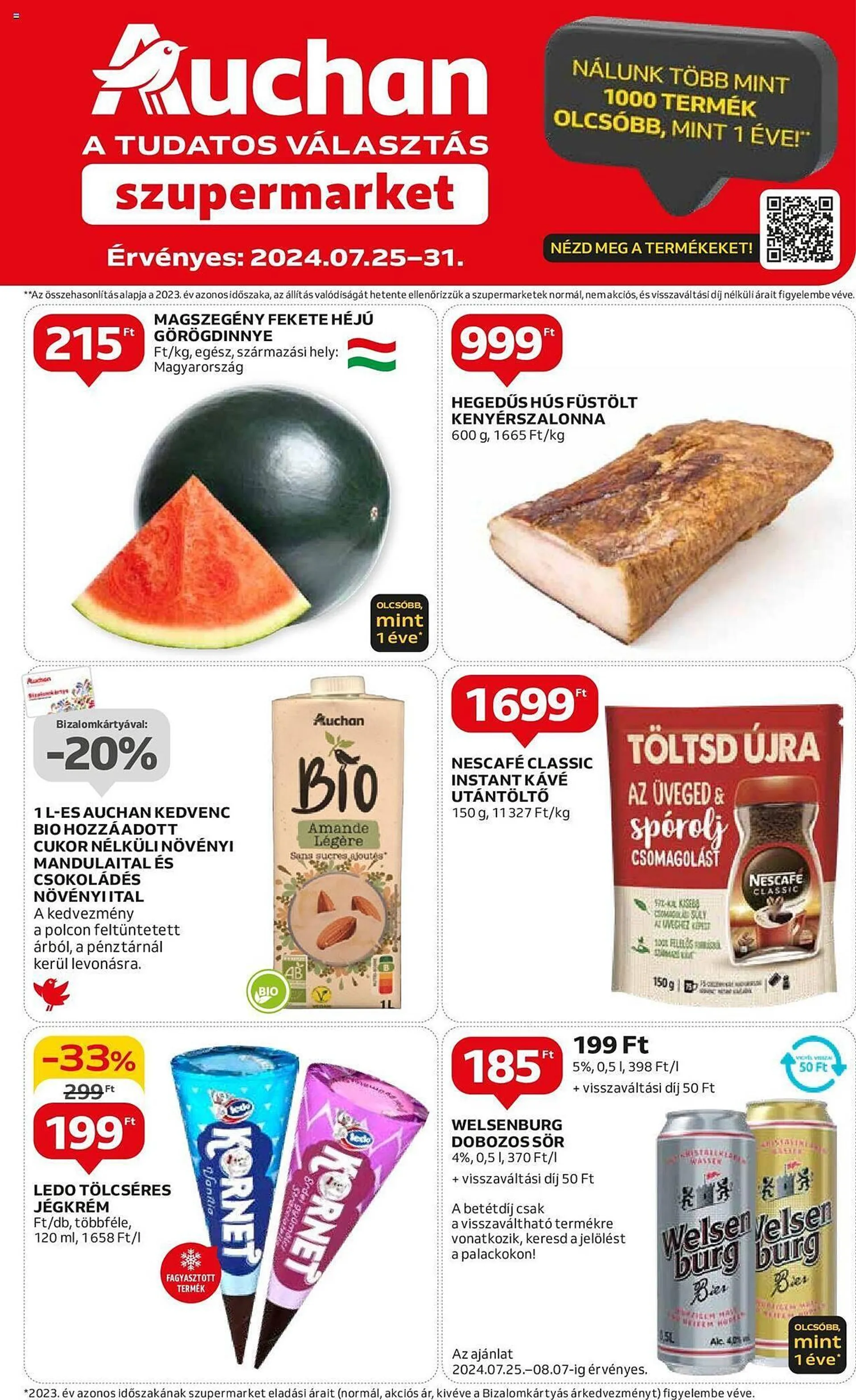 Auchan Szupermarket akciós újság - 1