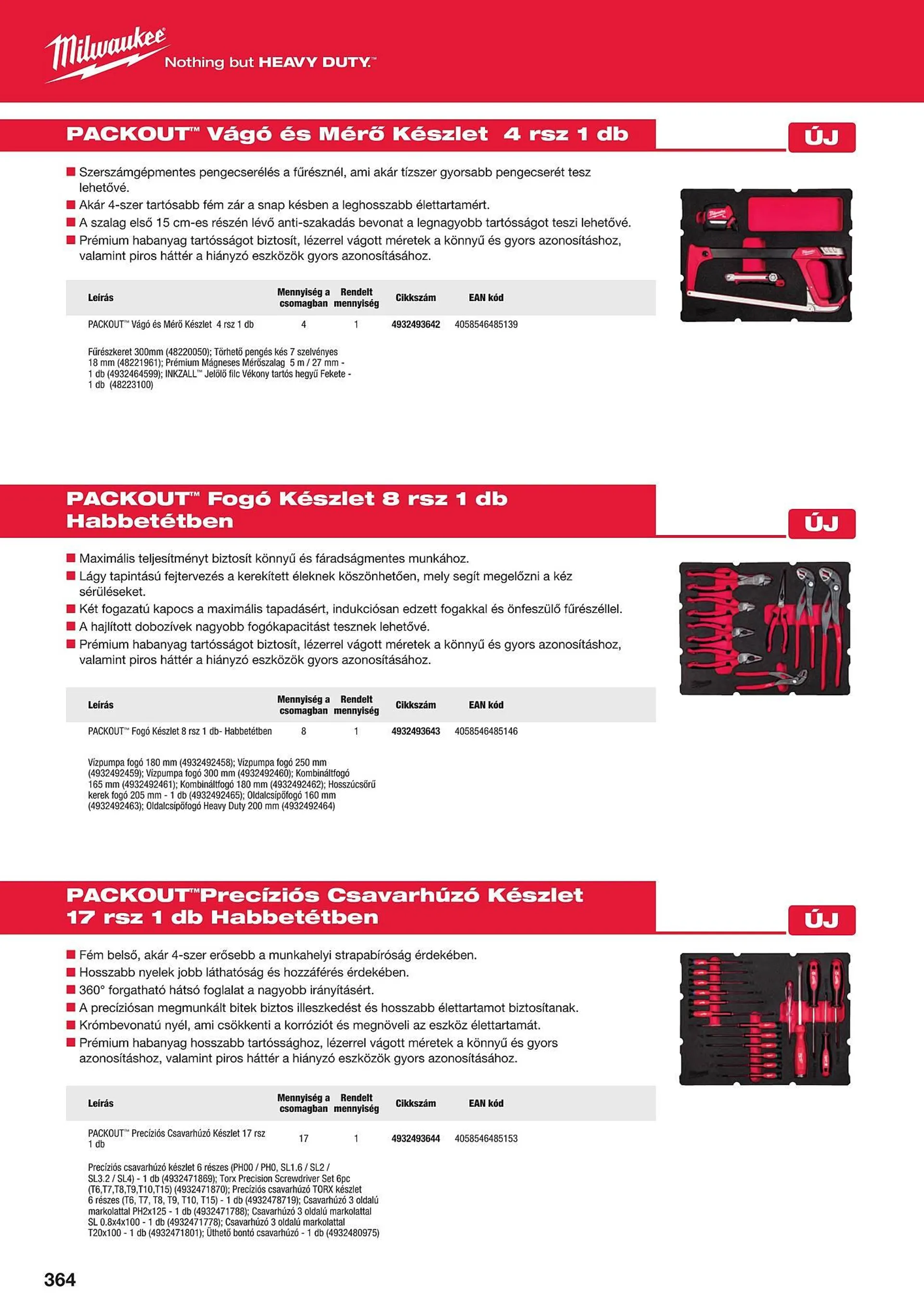 Katalógus Milwaukeetool akciós újság augusztus 14.-tól december 31.-ig 2024. - Oldal 364