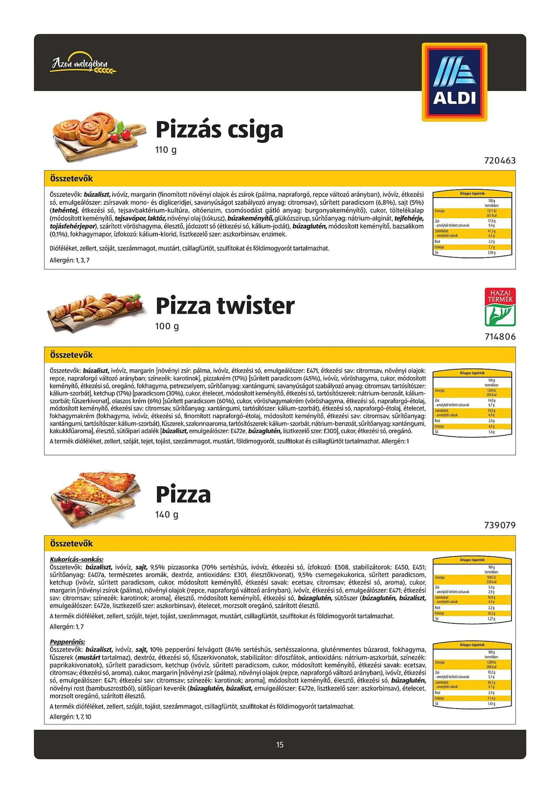Katalógus ALDI akciós újság július 26.-tól október 21.-ig 2024. - Oldal 15