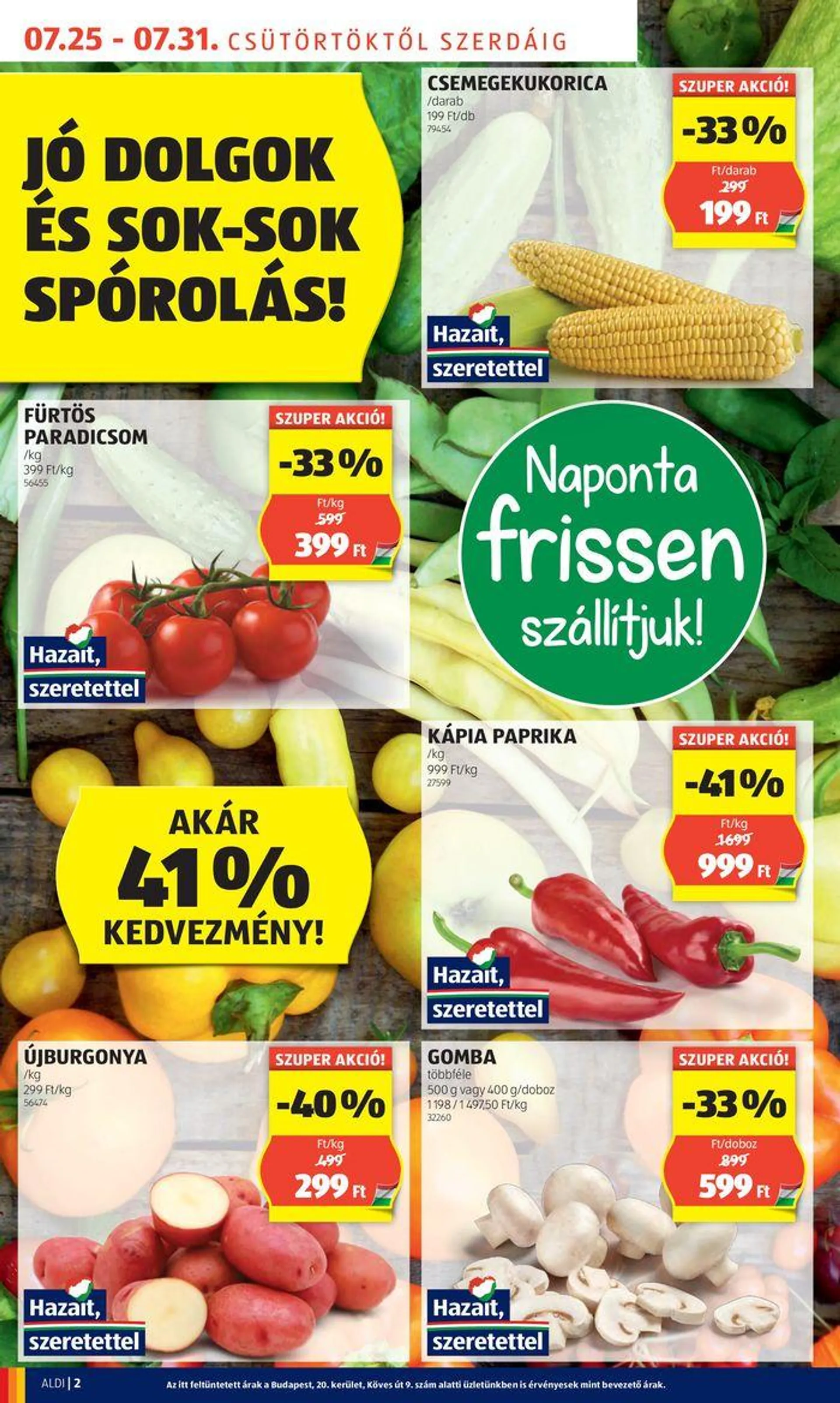 Következő heti ALDI akciós újság! - 2