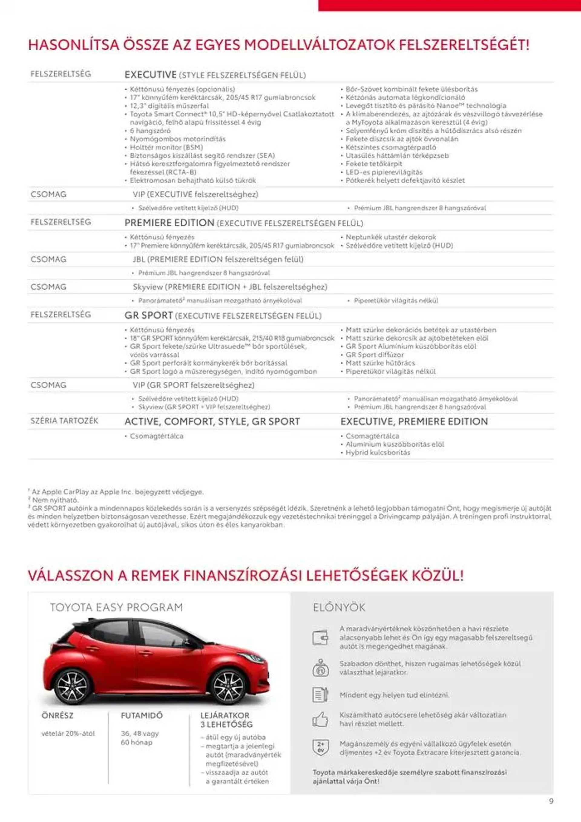 Katalógus Toyota Új YARIS Hybrid november 23.-tól november 23.-ig 2025. - Oldal 9