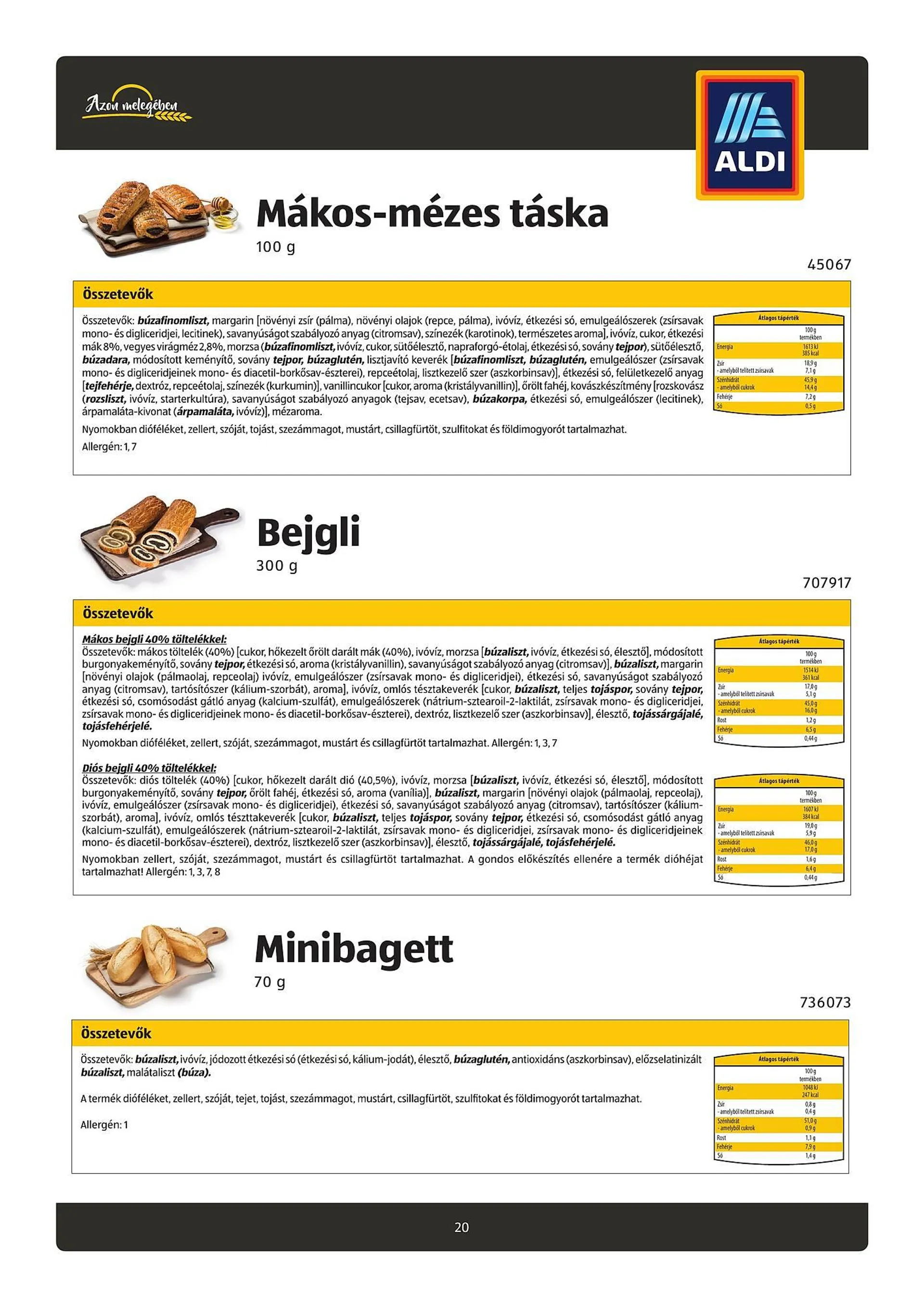 Katalógus ALDI akciós újság július 26.-tól október 21.-ig 2024. - Oldal 20