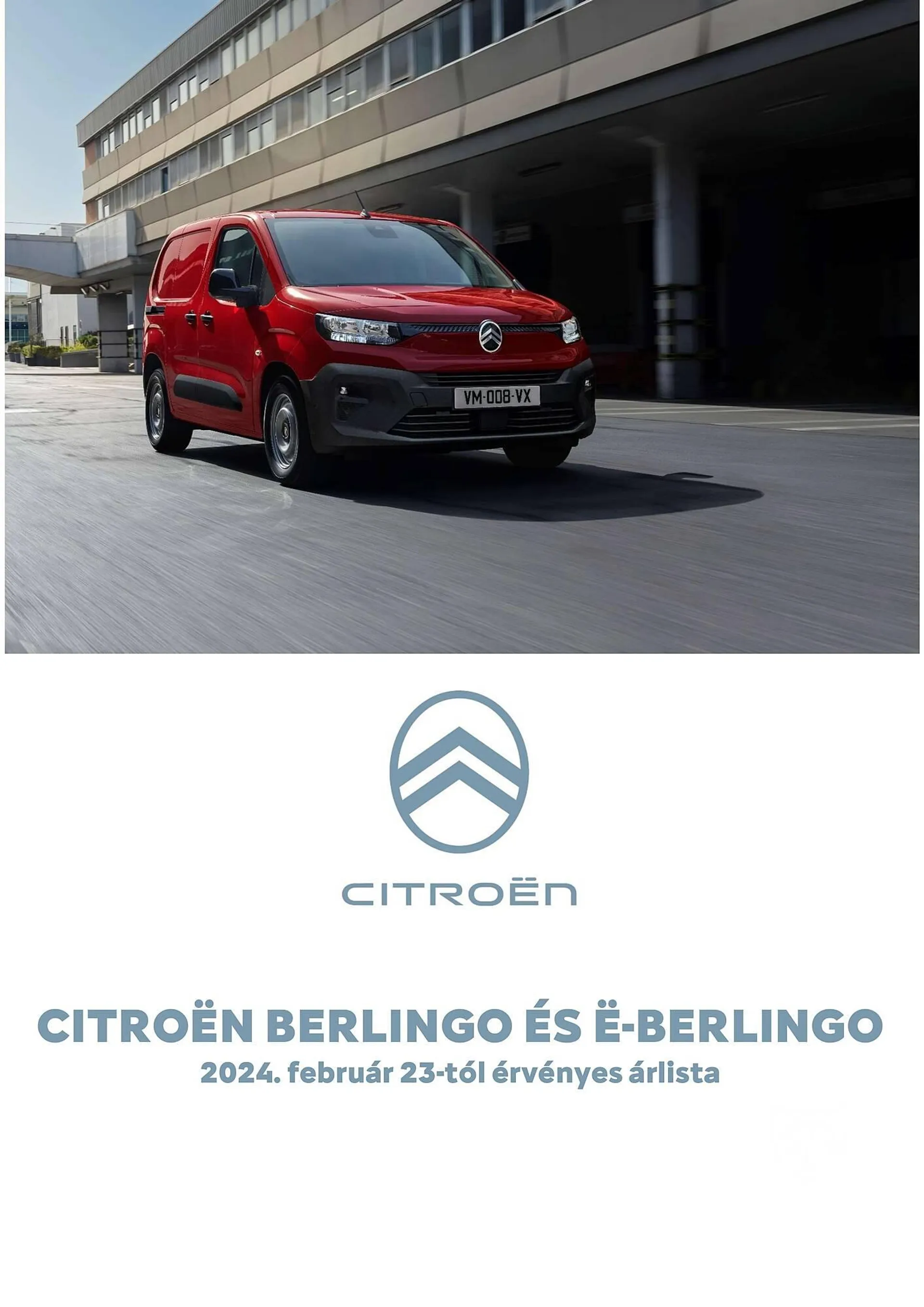 Citroën Berlingo furgon akciós újság - 1