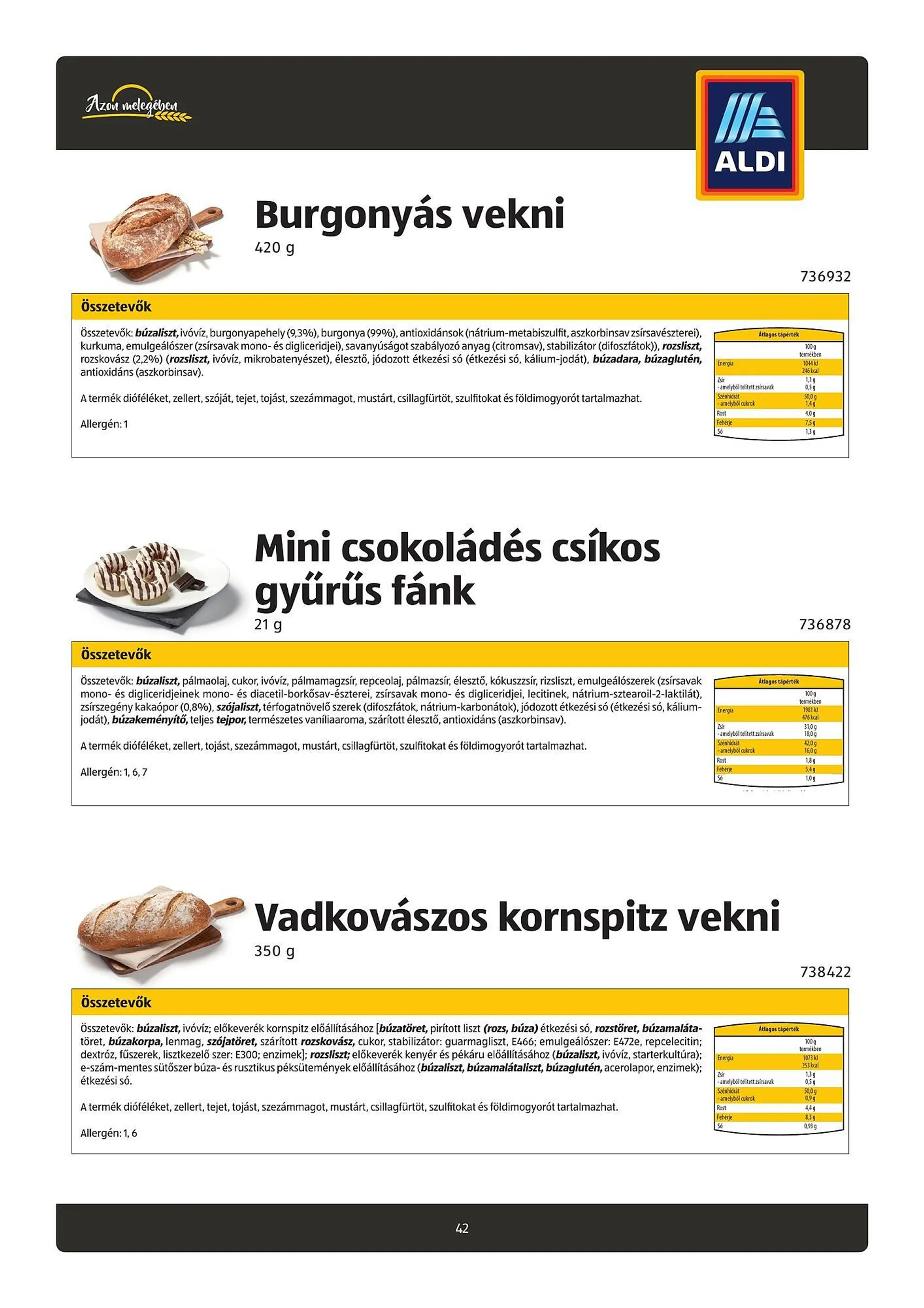 Katalógus ALDI akciós újság július 26.-tól október 21.-ig 2024. - Oldal 42