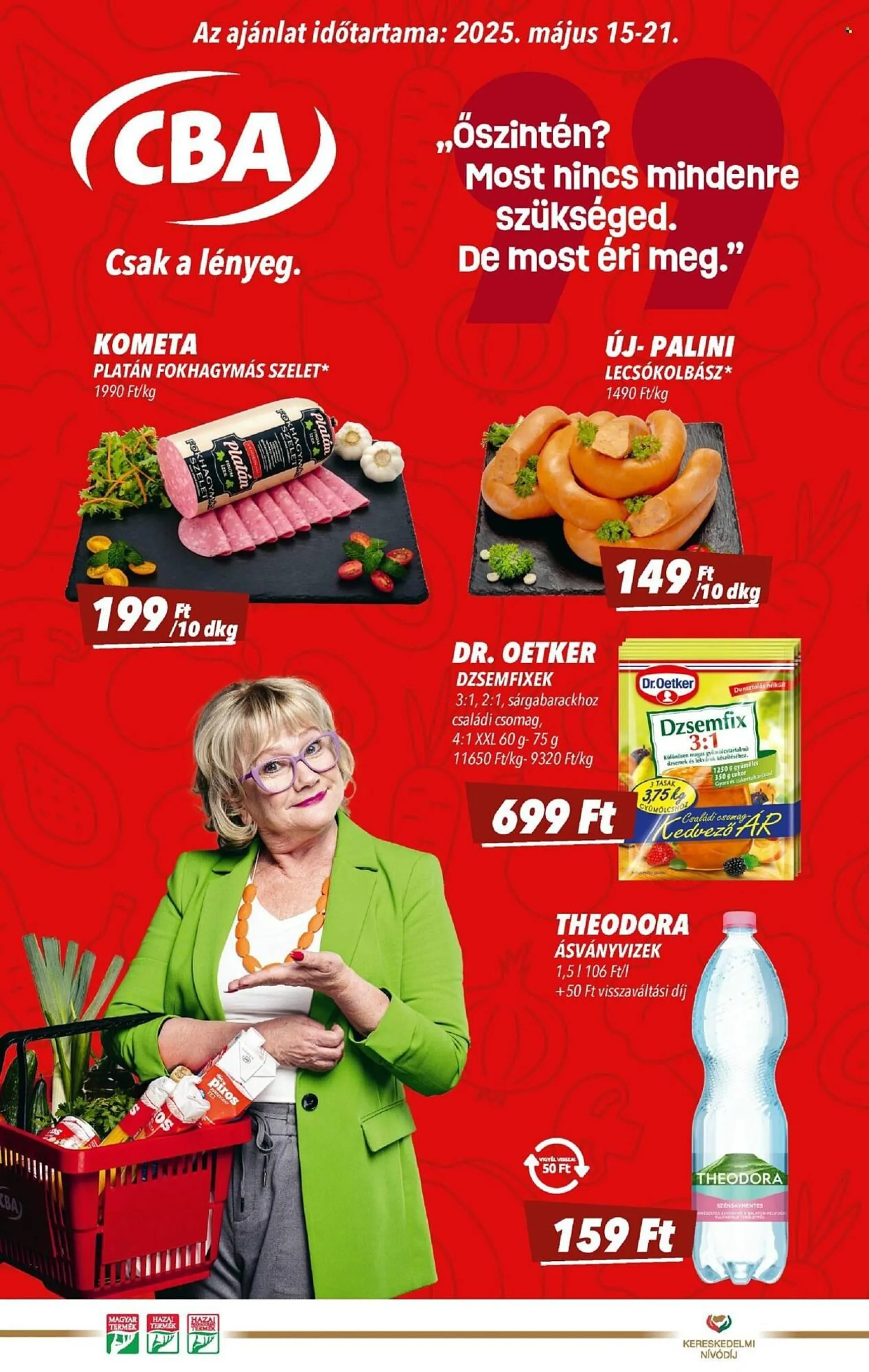 CBA akciós újság - 1