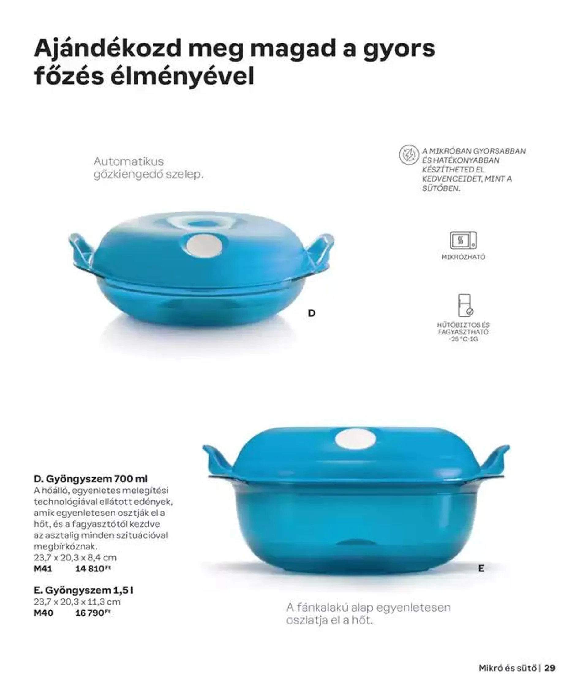 Katalógus Tupperware Autumn - Winter 2024/2025 Catalogue október 3.-tól október 17.-ig 2024. - Oldal 29